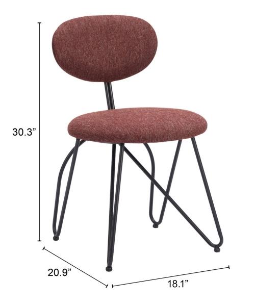Silla de Comedor Novi Rojo - Kessa