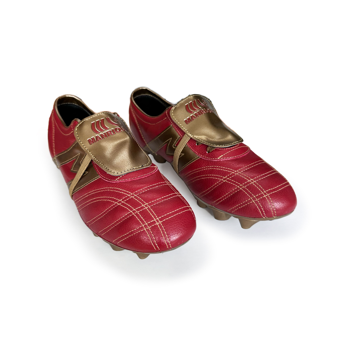 Manríquez Tachones de Fútbol Profesional Guinda Oro