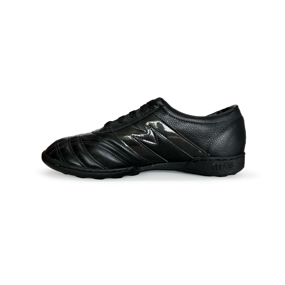 Manríquez Tenis de Fútbol Turf Negro Profesional