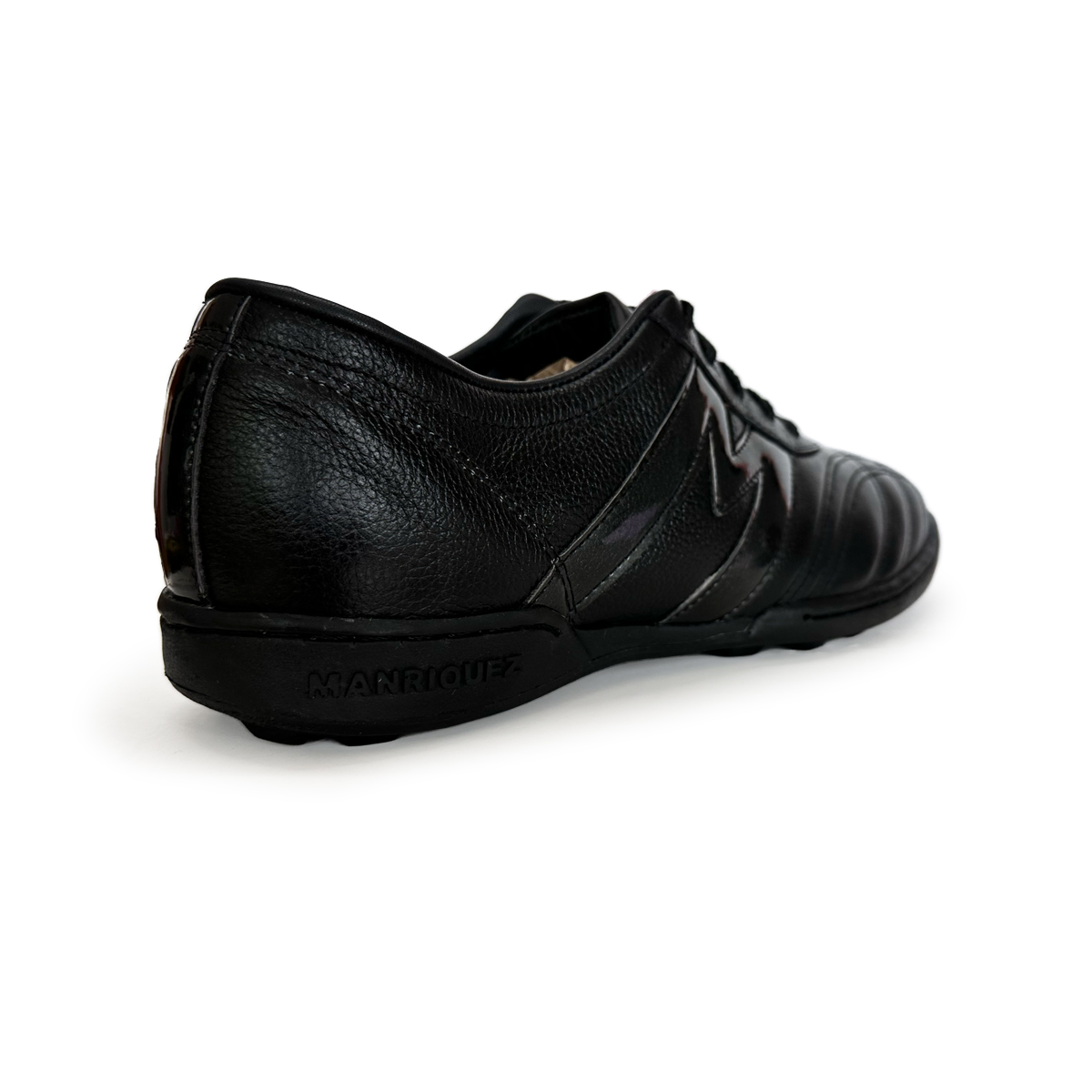 Manríquez Tenis de Fútbol Turf Negro Profesional