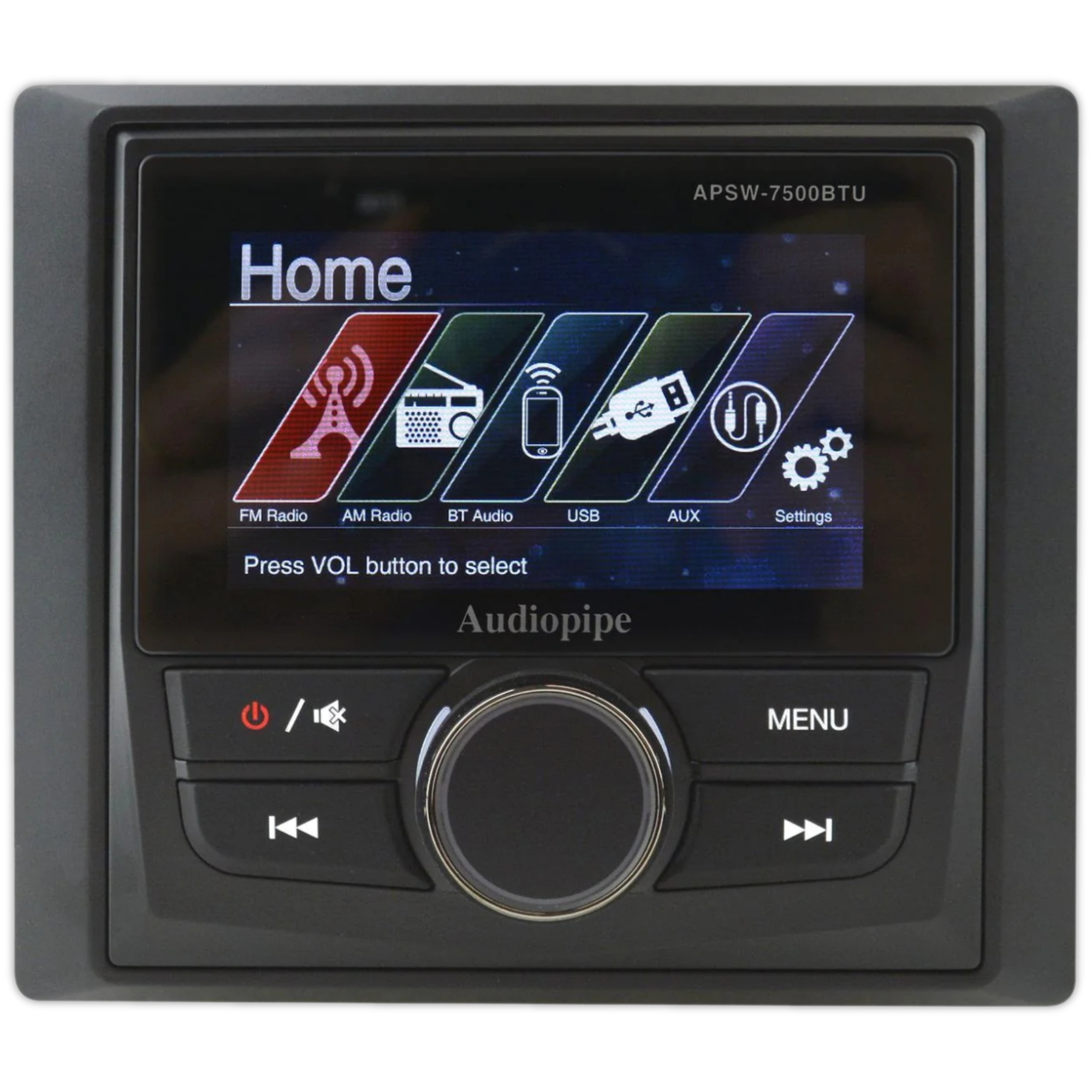 Estereo Marino Can Am RZR Audiopipe APSW-7500BTU BT USB
