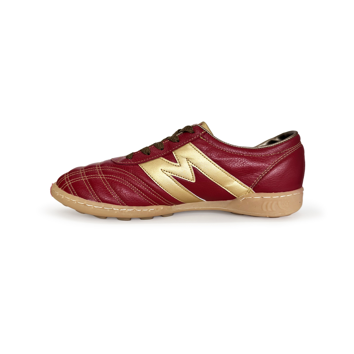 Manríquez Tenis de Fútbol Turf Guinda/Oro Profesional