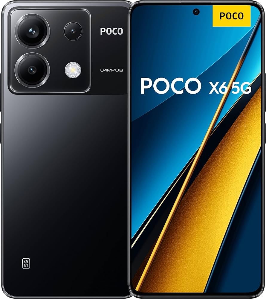 Xiaomi Poco X6 5G 256Gb 12Ram Dual Sim Color Negro Nuevo Desbloqueado