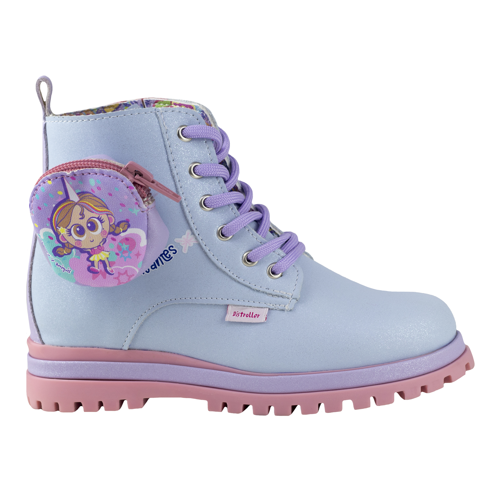 Botas Invernales Para Niña Distroller 96704-6a Azul Cielo +Accesorio