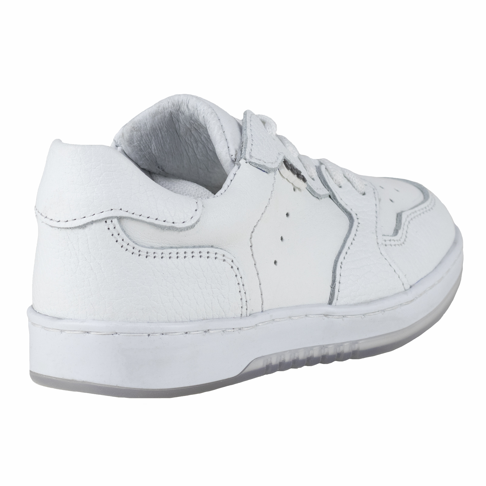 Tenis Blanco Escolar Para Niño Choclo Piel Dogi E10002 Urbanos
