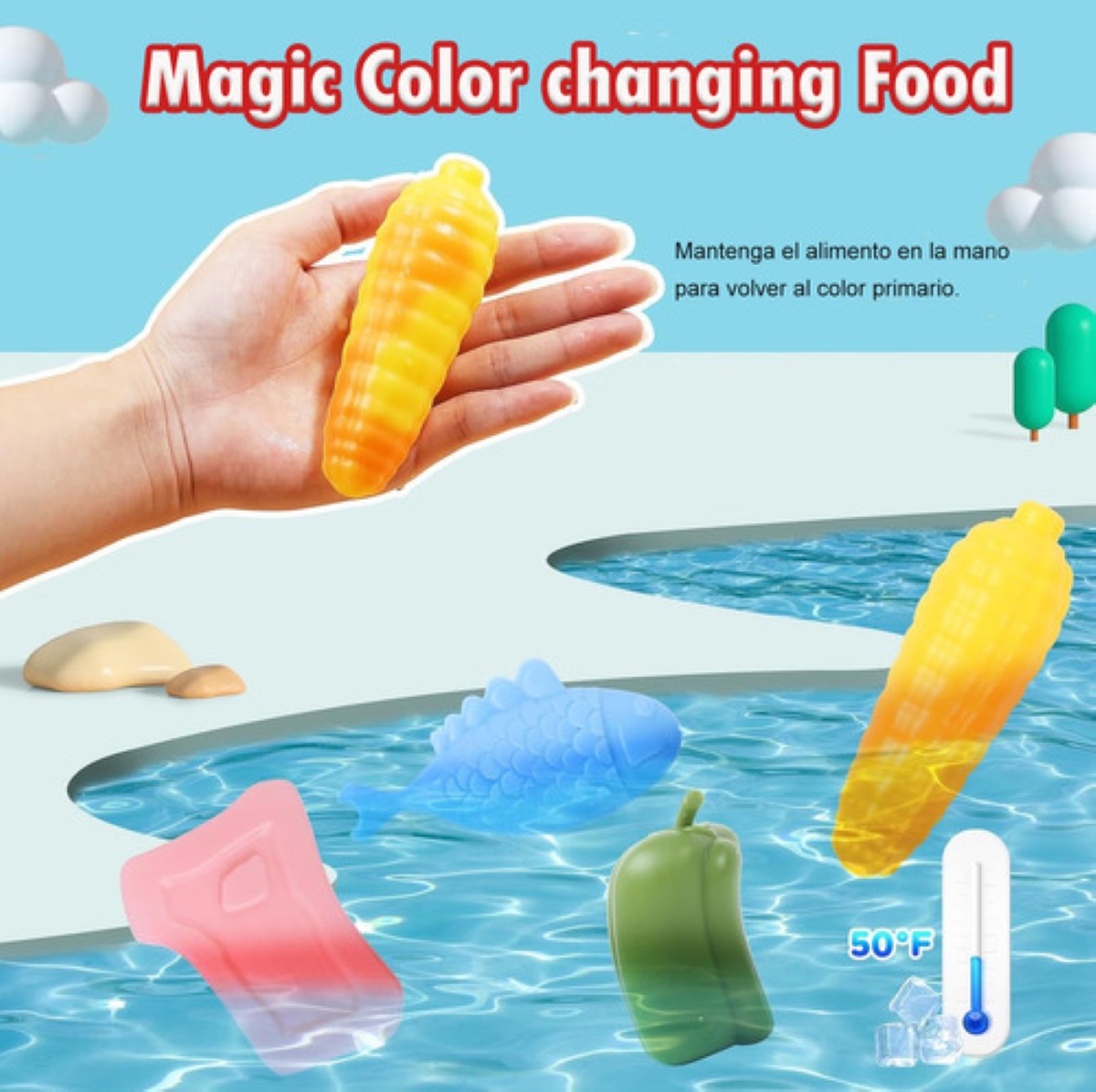 Cocinita De Juguete Con Luz Y Sonido Magic Kitchen rojo colores