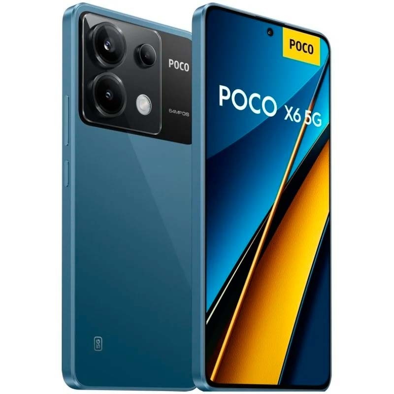 Xiaomi Poco X6 5G 256Gb 12Ram Color Azul Nuevo Desbloqueado