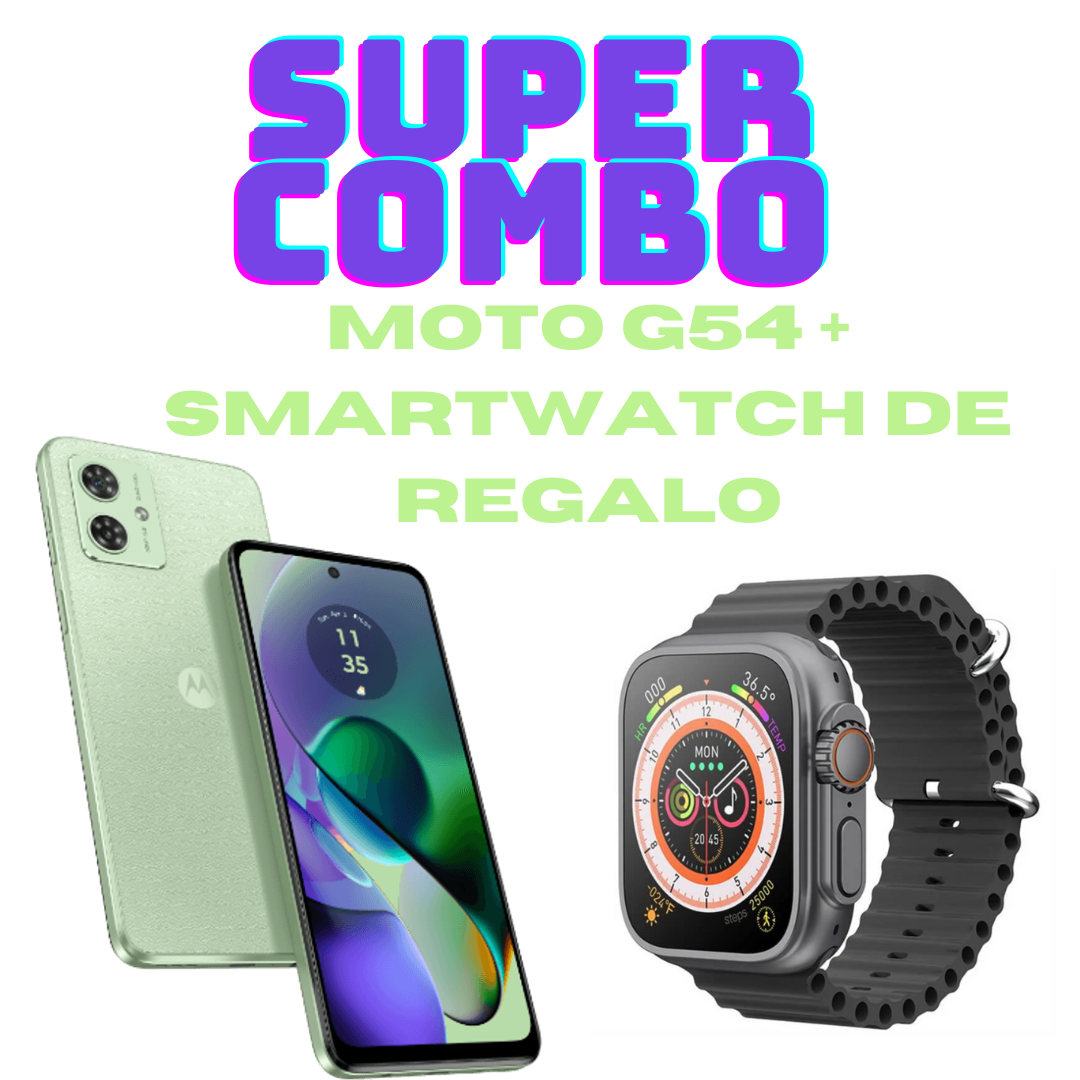 Motorola moto G54 256GB/8GB+ Smartwatch ultra Premium