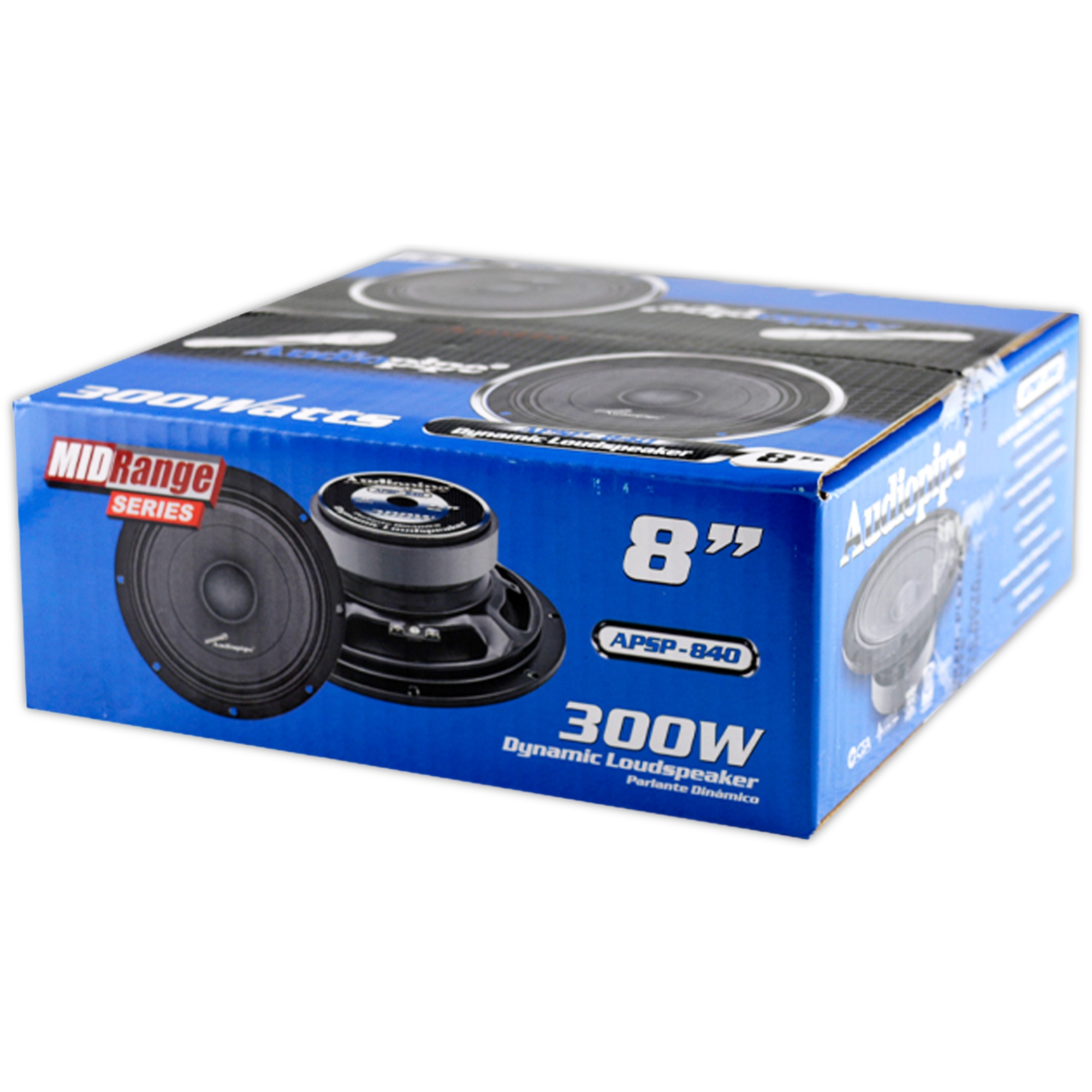 Medio Rango Dinámico Audiopipe APSP-840 8 PLG 300W