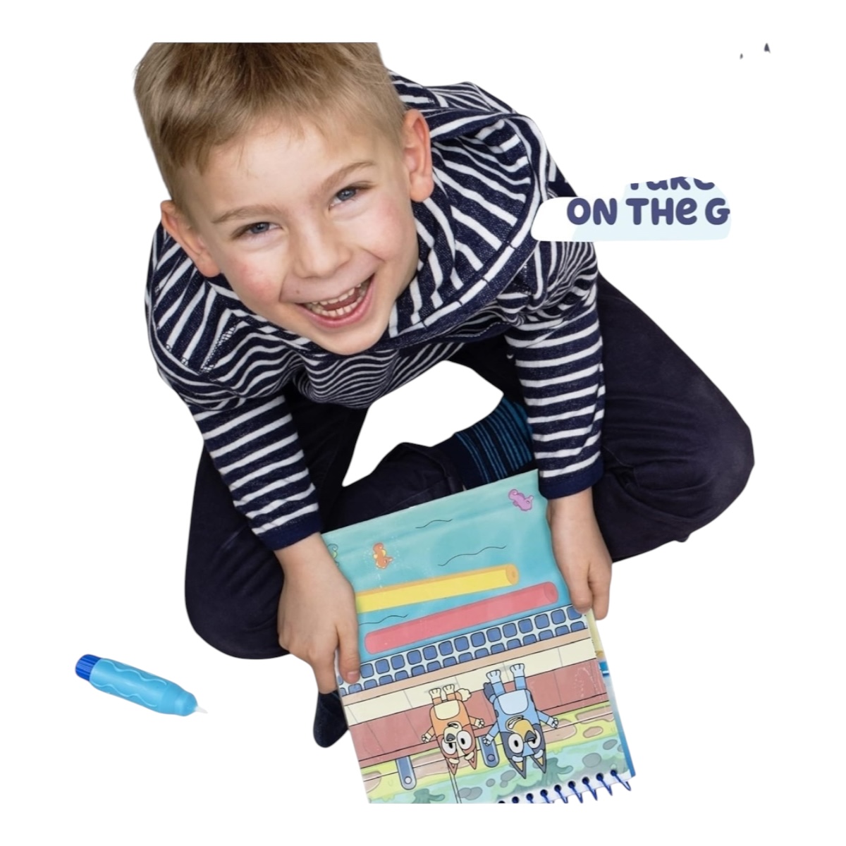 Bluey Libro Para Colorear Con Agua Revela Color
