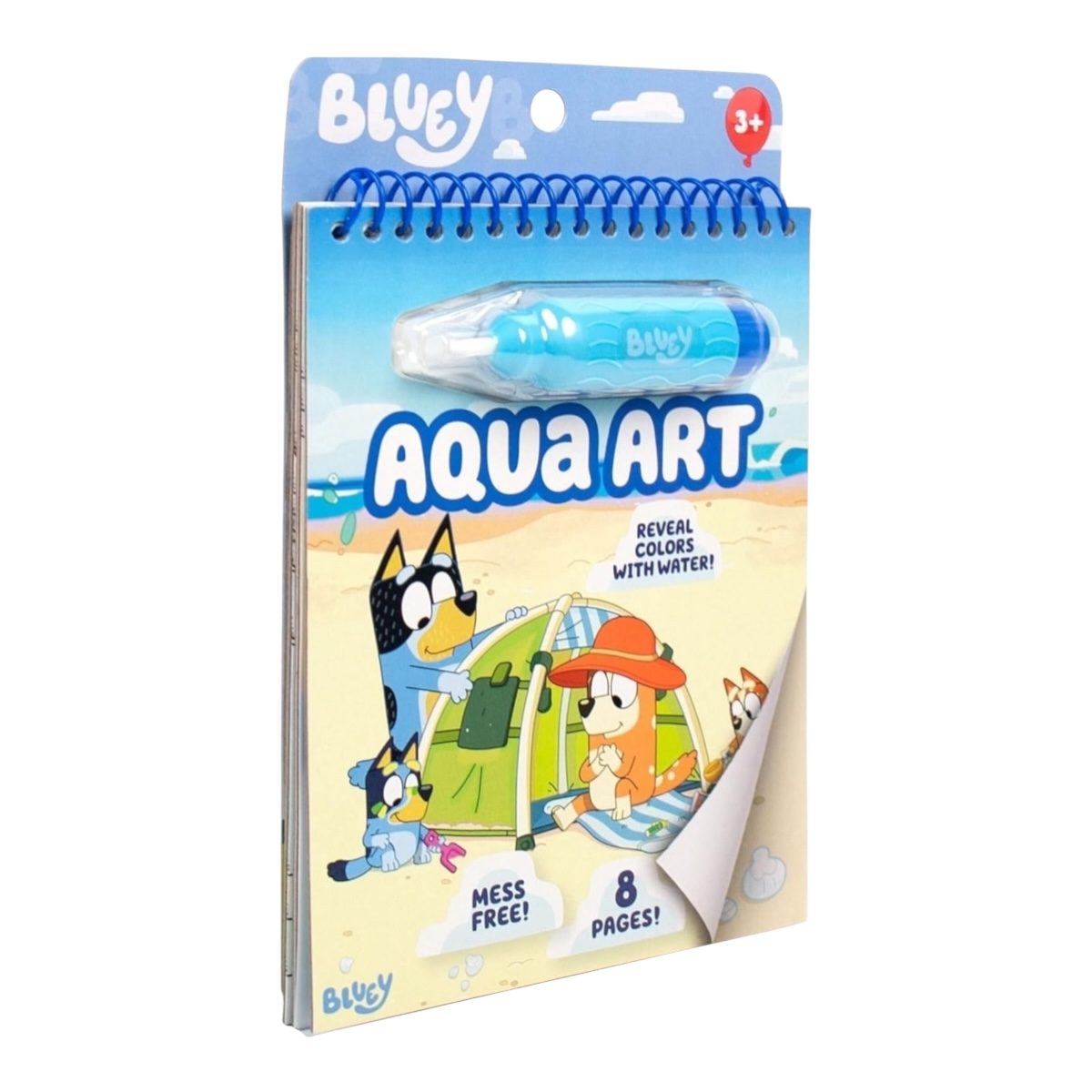 Bluey Libro Para Colorear Con Agua Revela Color