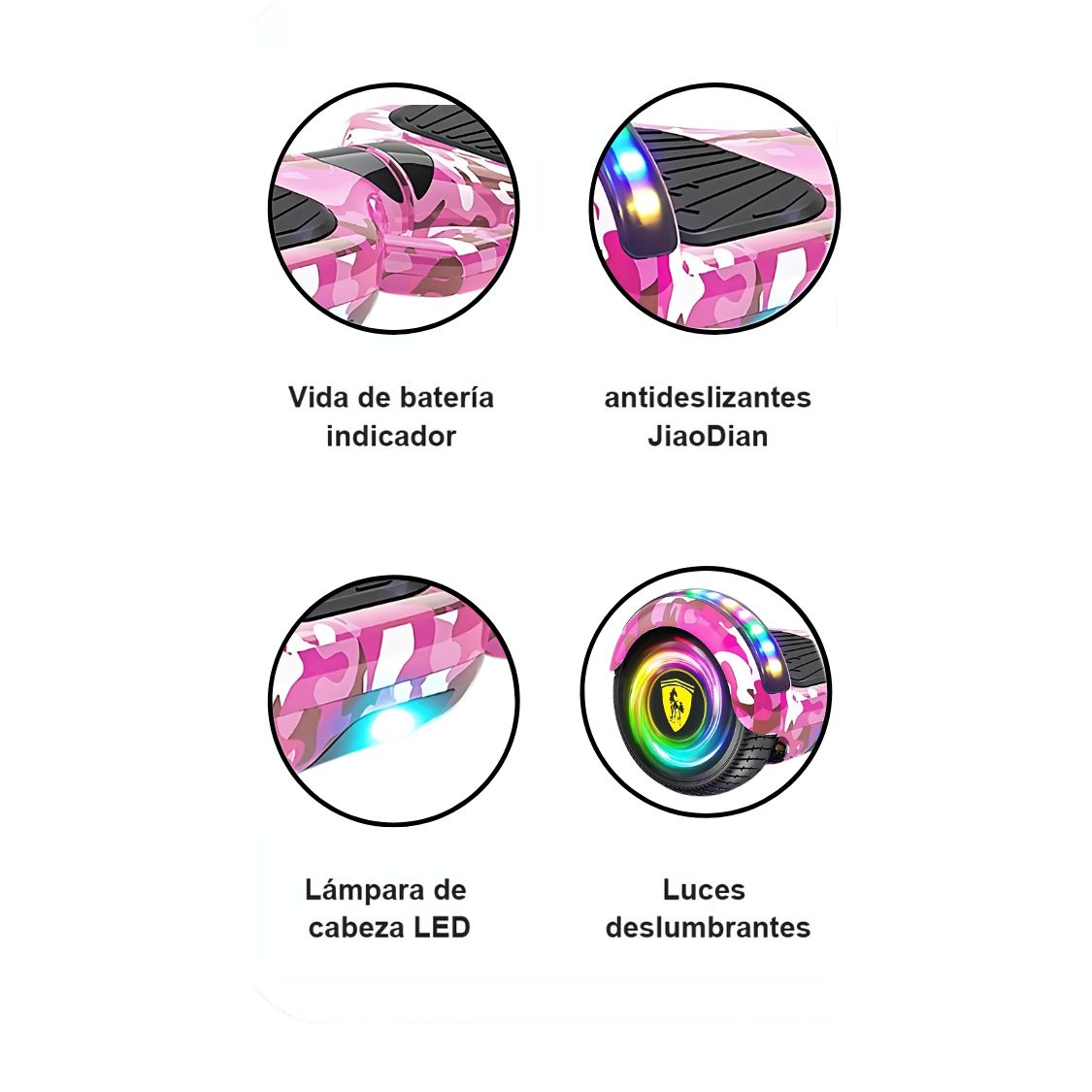 Hoverboard Bluetooth RGB de Gadgets&Fun