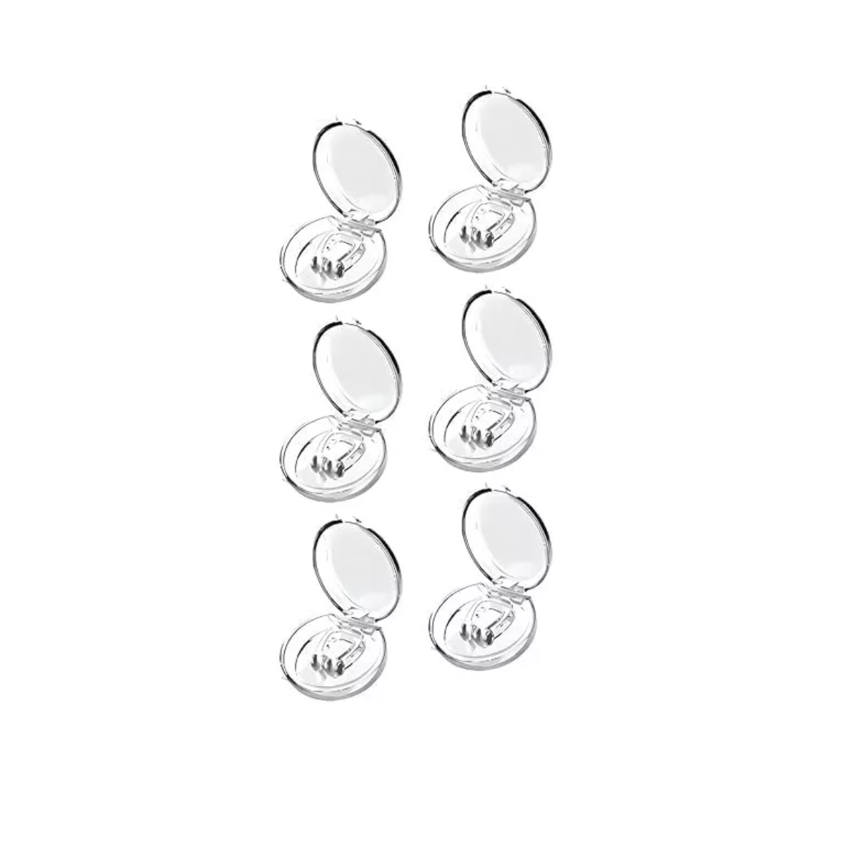 Kit 6 Anti Ronquido Tapon Nasal Silicona Mejora Respiracio F