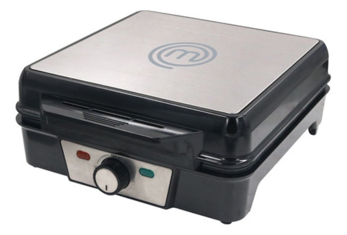 Waflera eléctrica gris 127V negro