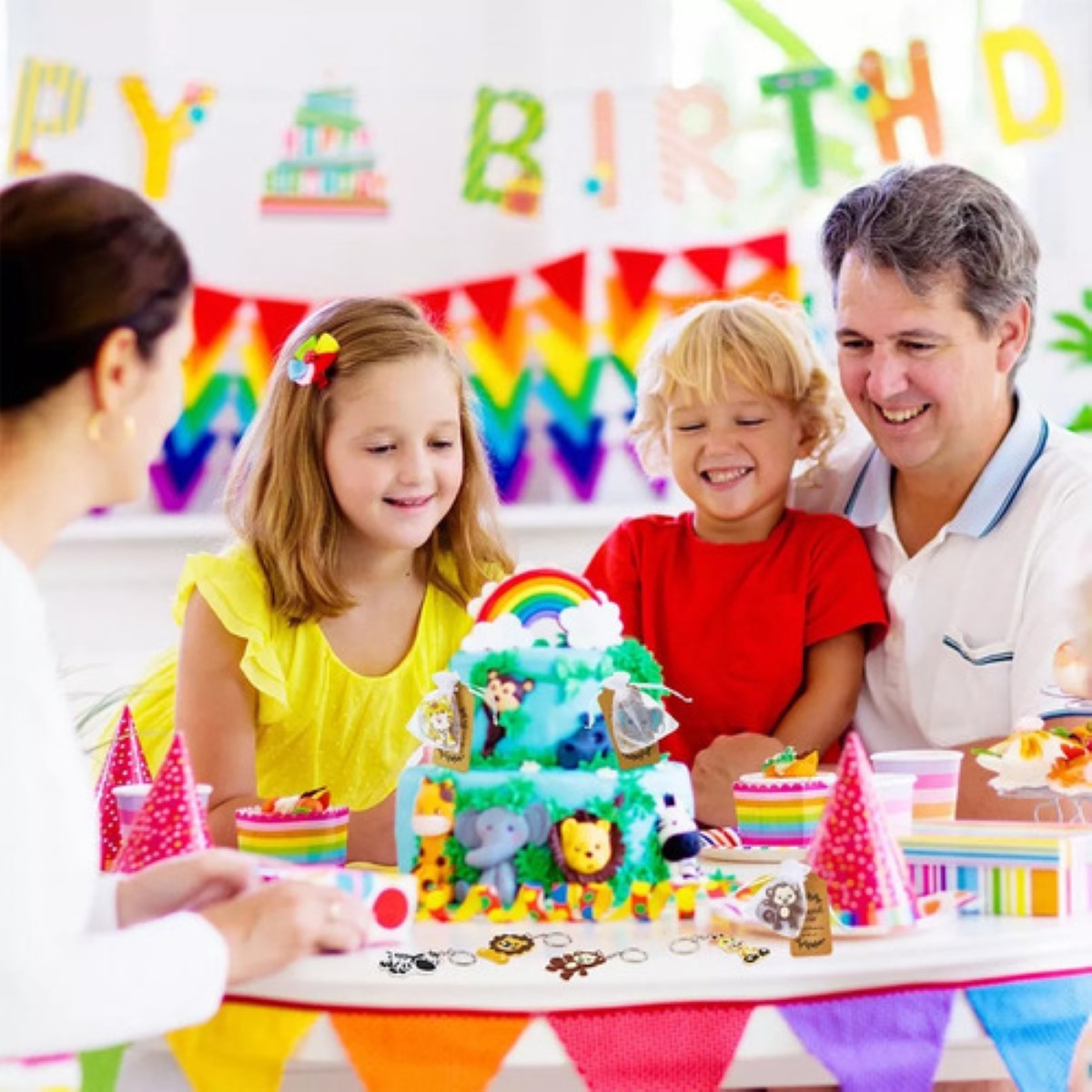 30llaveros De Animales Regalo Para Decoración De Baby Shower 