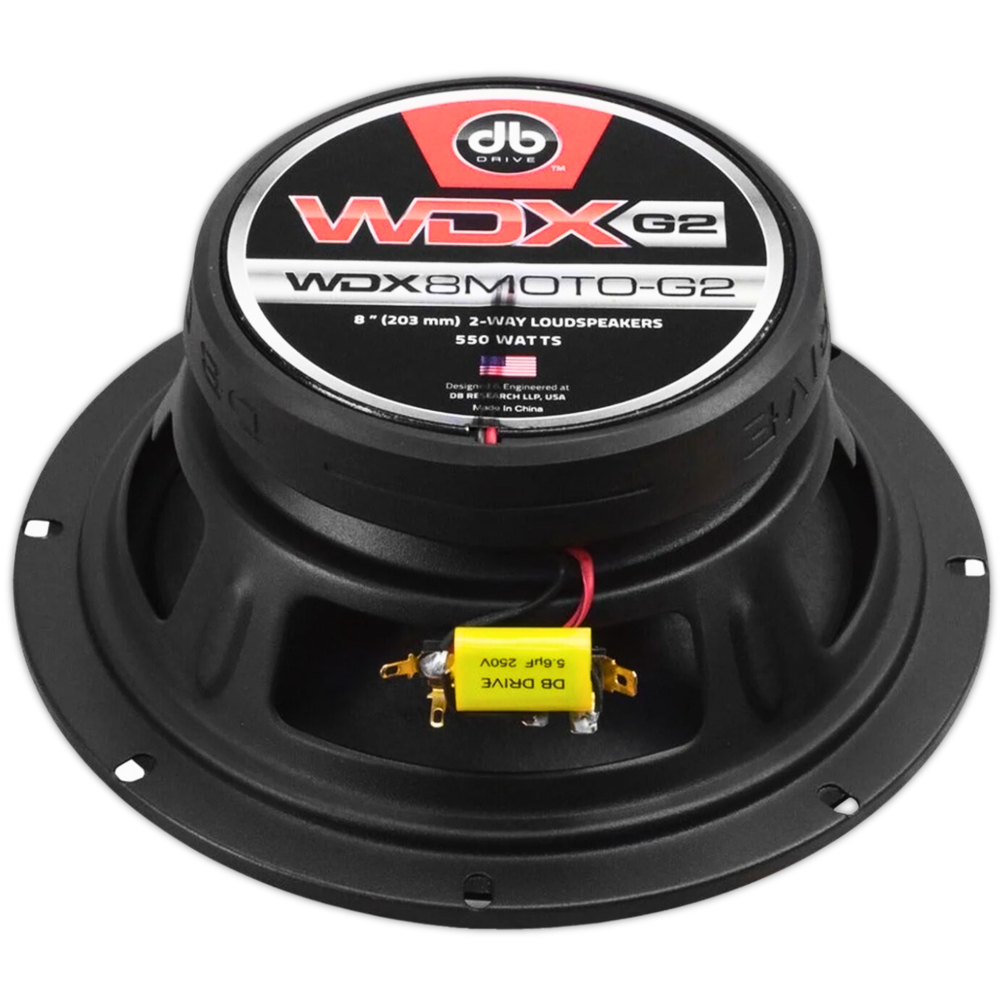 Bocinas 8 Pulgadas Db Drive Rzr Off Road 275 Rms Wdx8moto-g2 