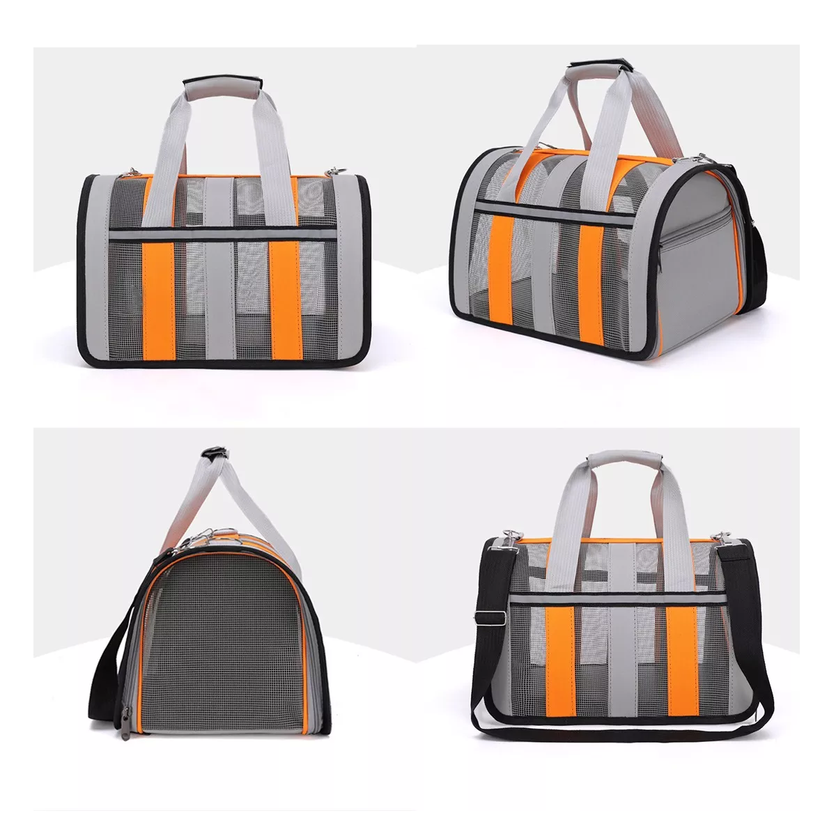 Bolsa De Mascotas Plegable Transportadora Para Gatos Perros