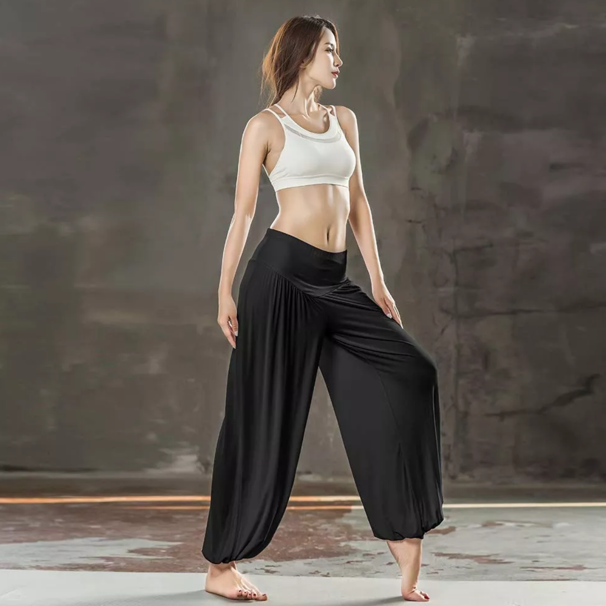 Pants Deportivo Mujer P/yoga, Baile, Pilates Y Entrenamiento Negro Talla XL