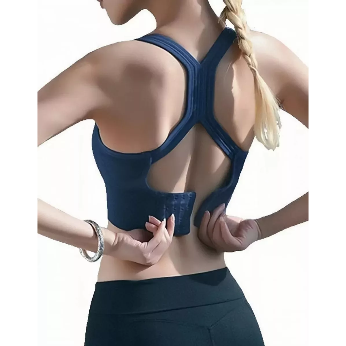 Crop Top Deportivo Colores Variados Secado Rápido Push Up 3p Talla: L