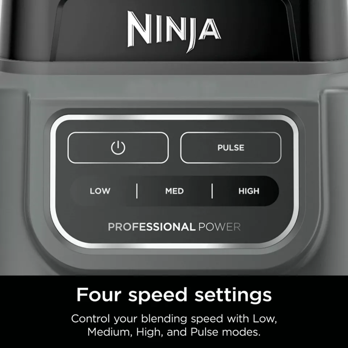 Ninja  Licuadora Ninja Classic BE200 1000w, 72 oz. Gris Obscuro