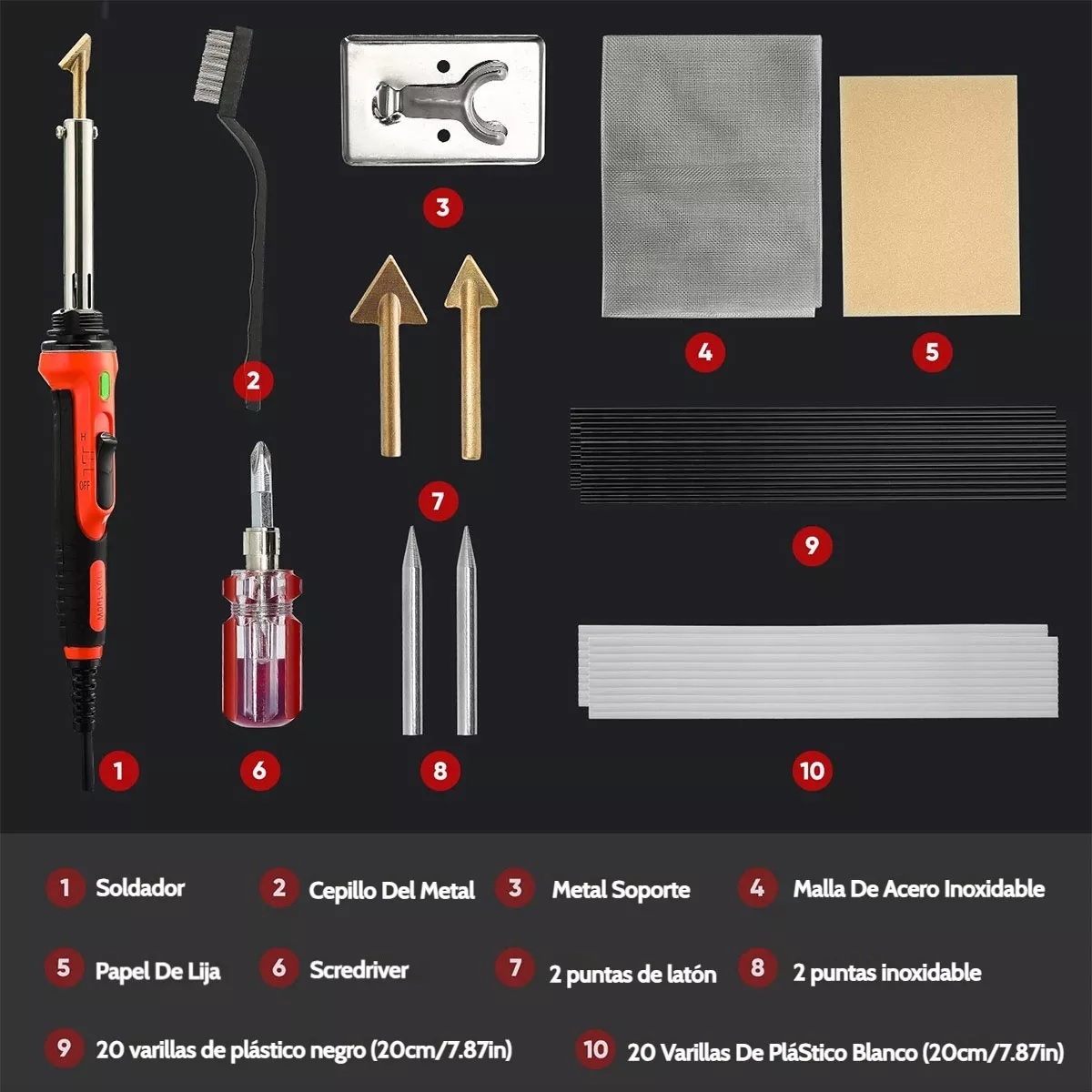 Kit Soldador Y Kit De Soldador Para Soldadora Portatil