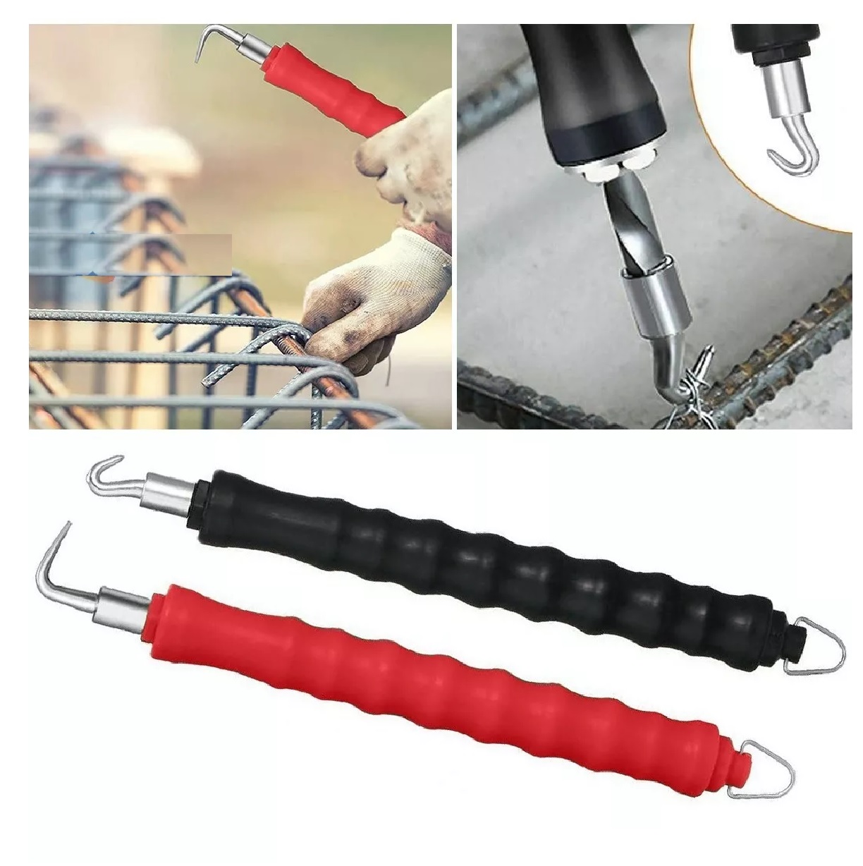 Herramienta De Amarre Para Alambre Acero Semiautomático 2pz