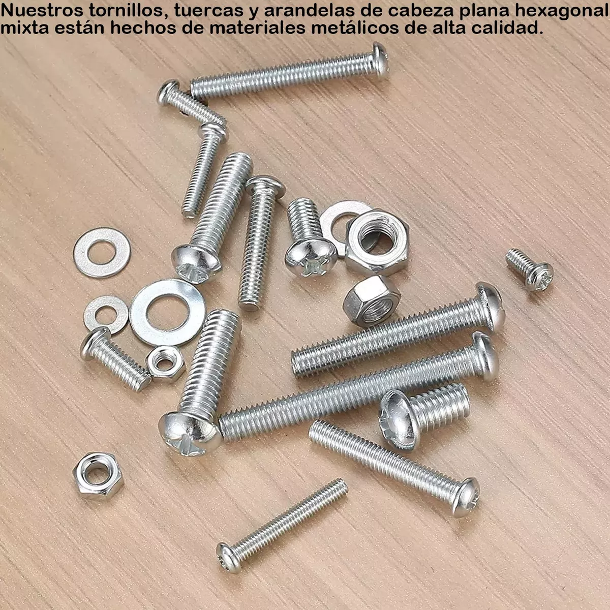 Kit Surtido De 2224 Piezas De Tornillos, Pernos Y Tuercas