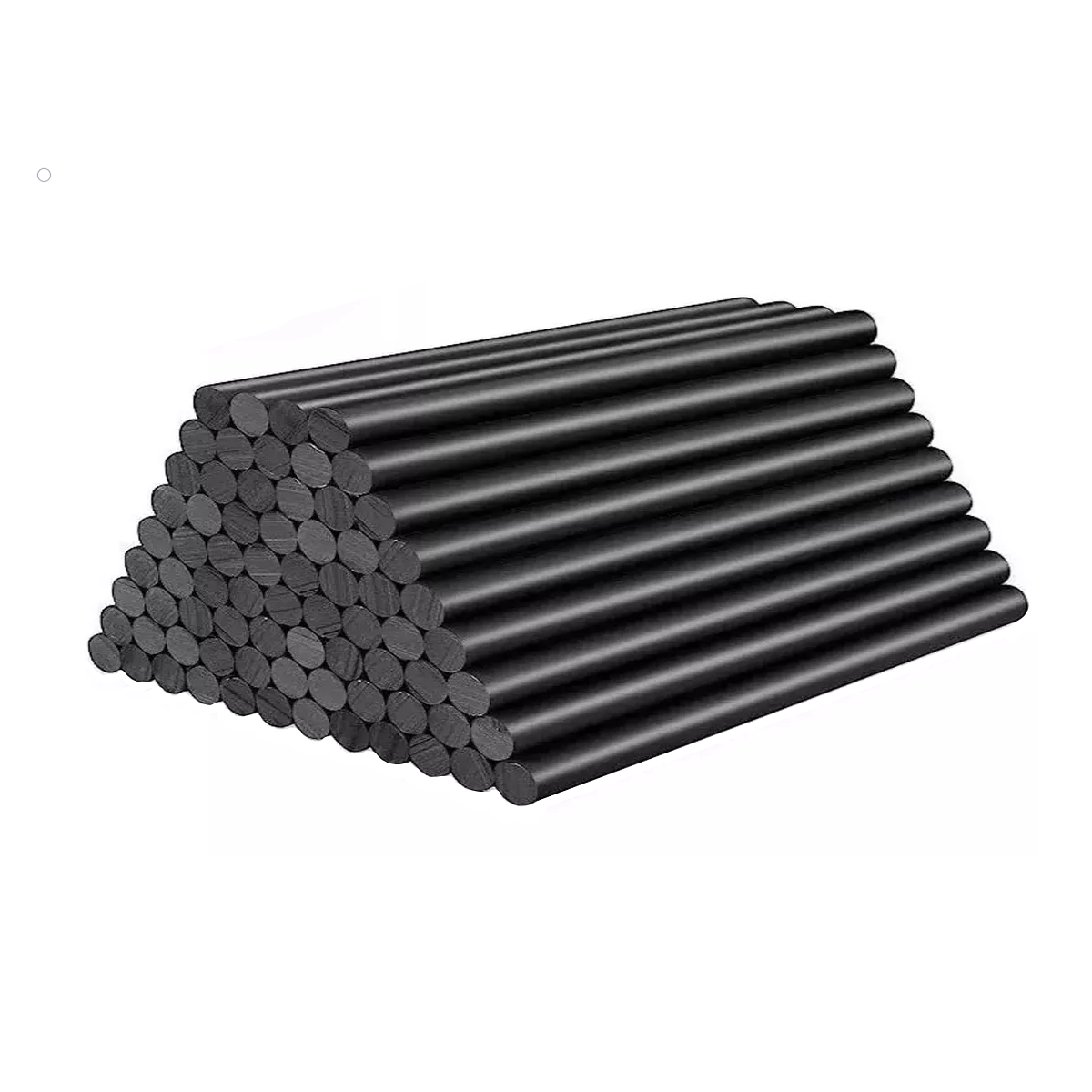 1 Kg Barras de silicon Negro 7mm X 240mm