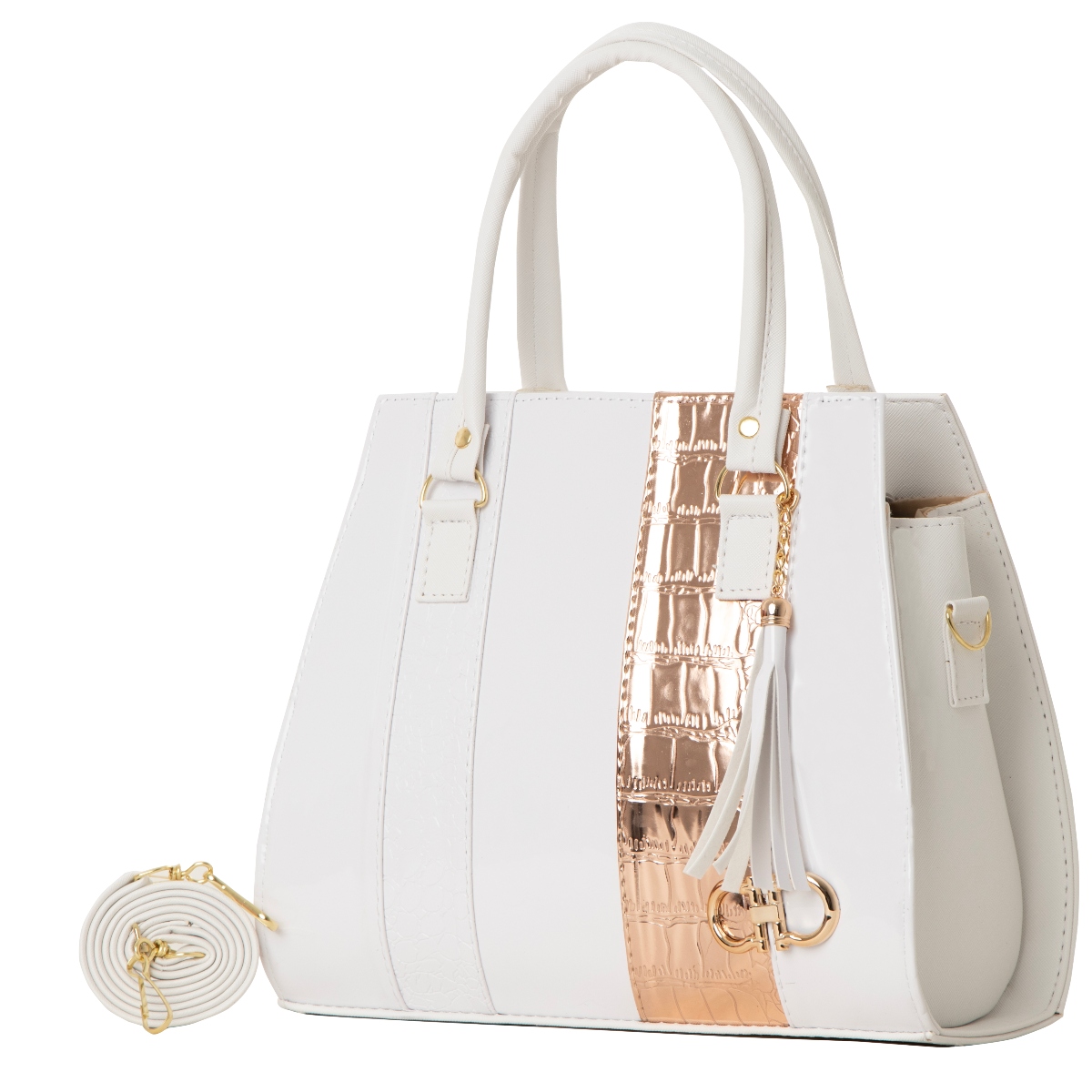 Bolso de mujer FANA Chiara Color Blanco Hermosa M3837!!!