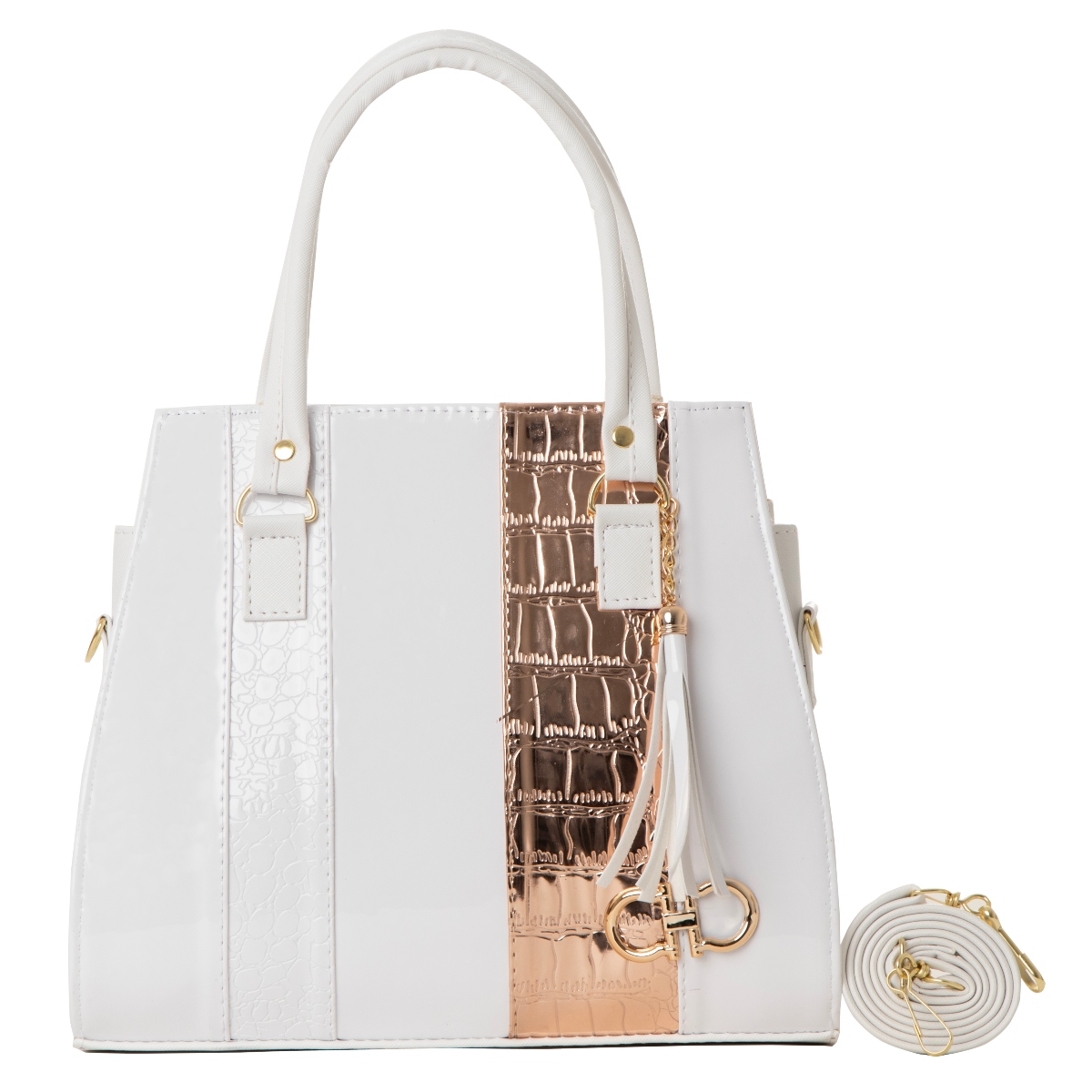 Bolso de mujer FANA Chiara Color Blanco Hermosa M3837!!!