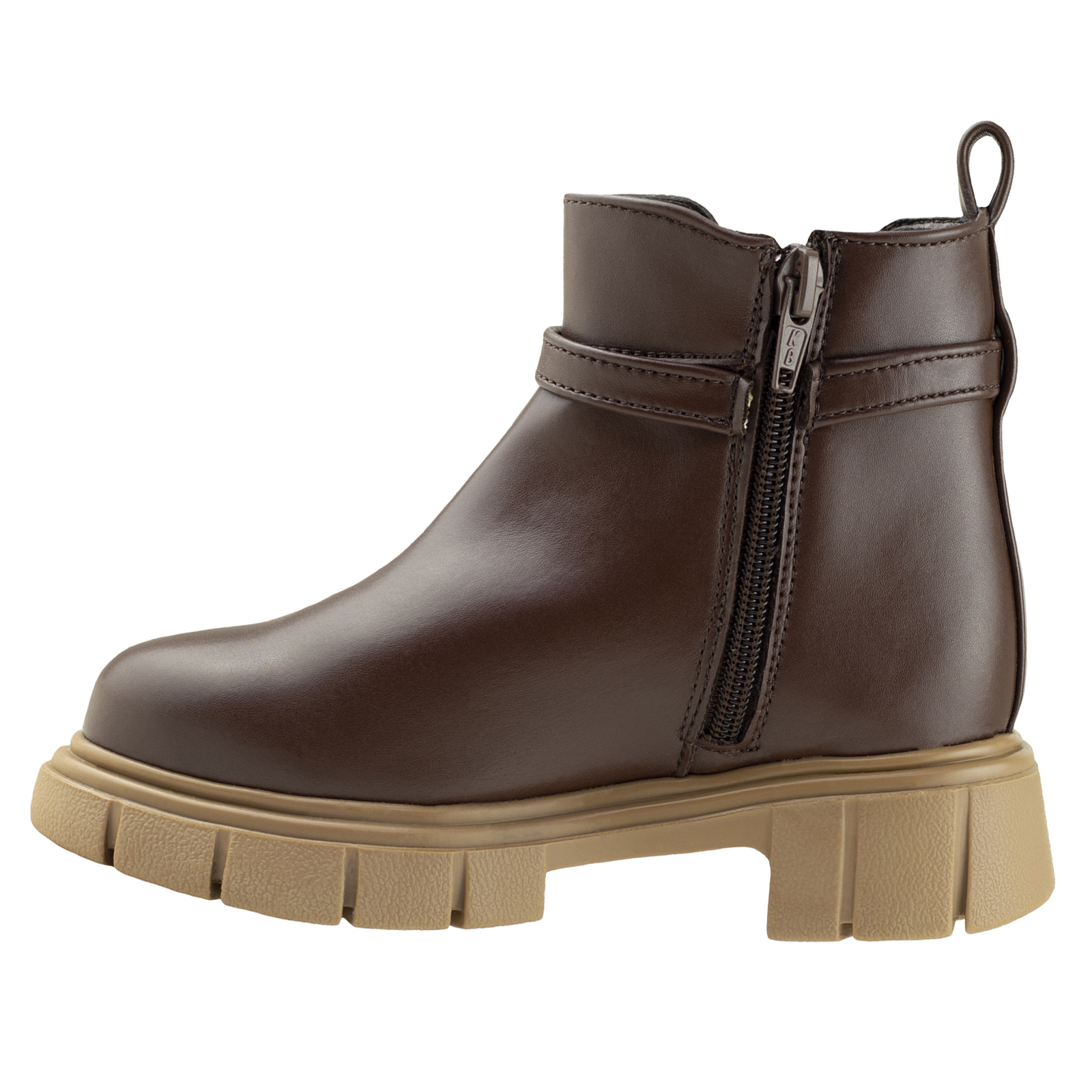 Botines Clásicos Para Niña Vestir Karsten 34001-2B Chocolate 22-26
