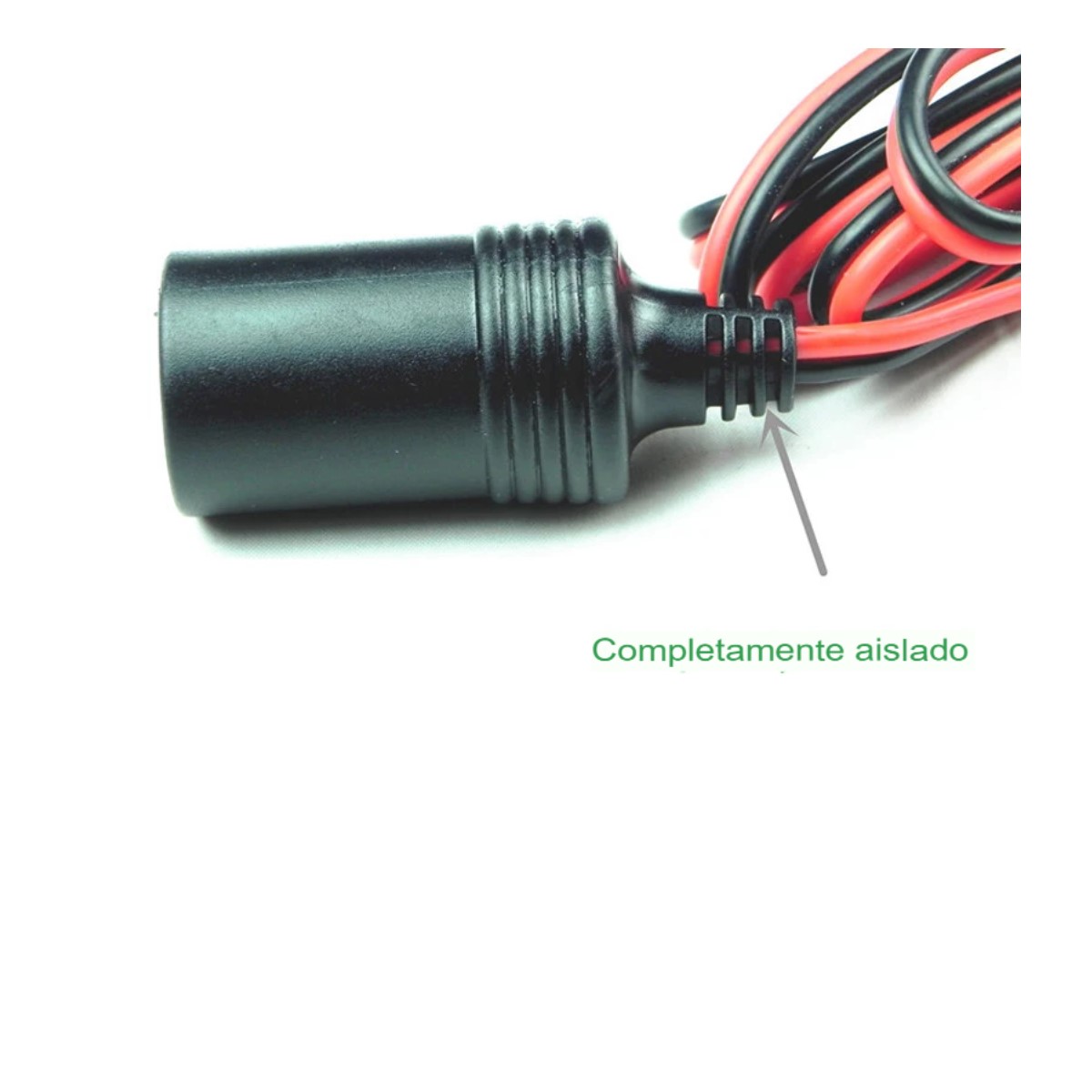Adaptador convertido batería coche moto acumulador toma corriente 12v Camping deporte cable