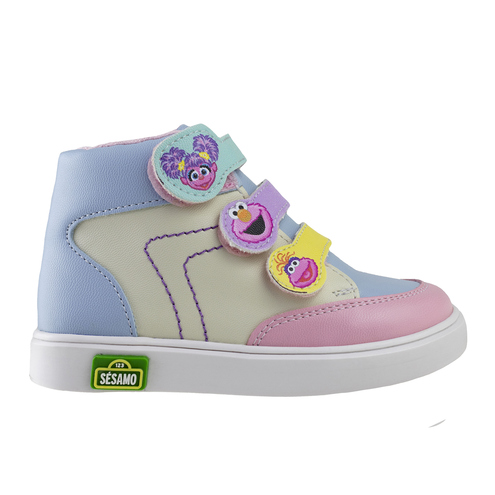 Tenis Para Niñas Estilo Bota Moda Plaza Sésamo Karsten 72031-a Rosa