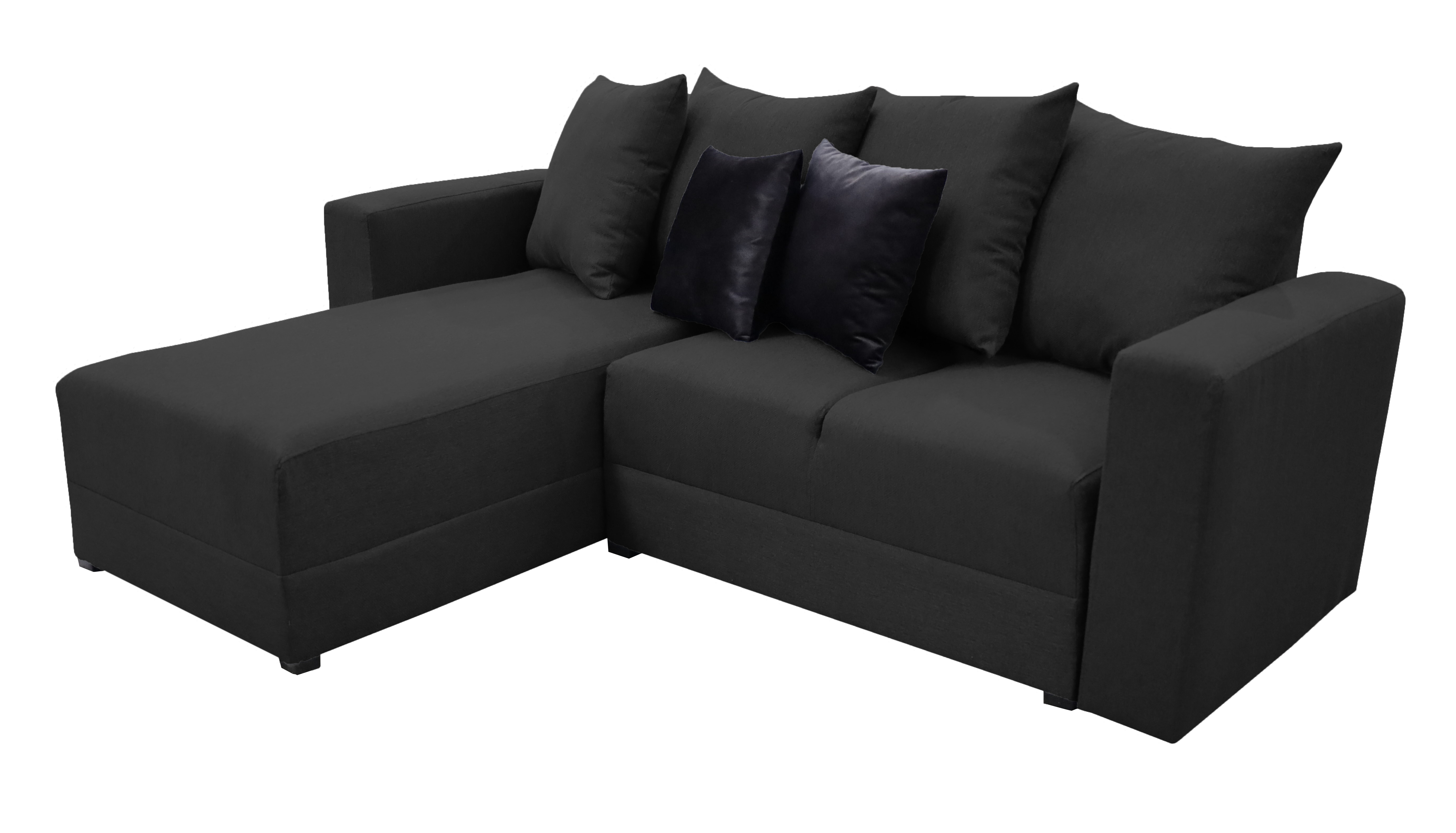 Sala Esquinera Lombar Gris Oxford Tela lino- 220x160 cm, El Bazar Store.