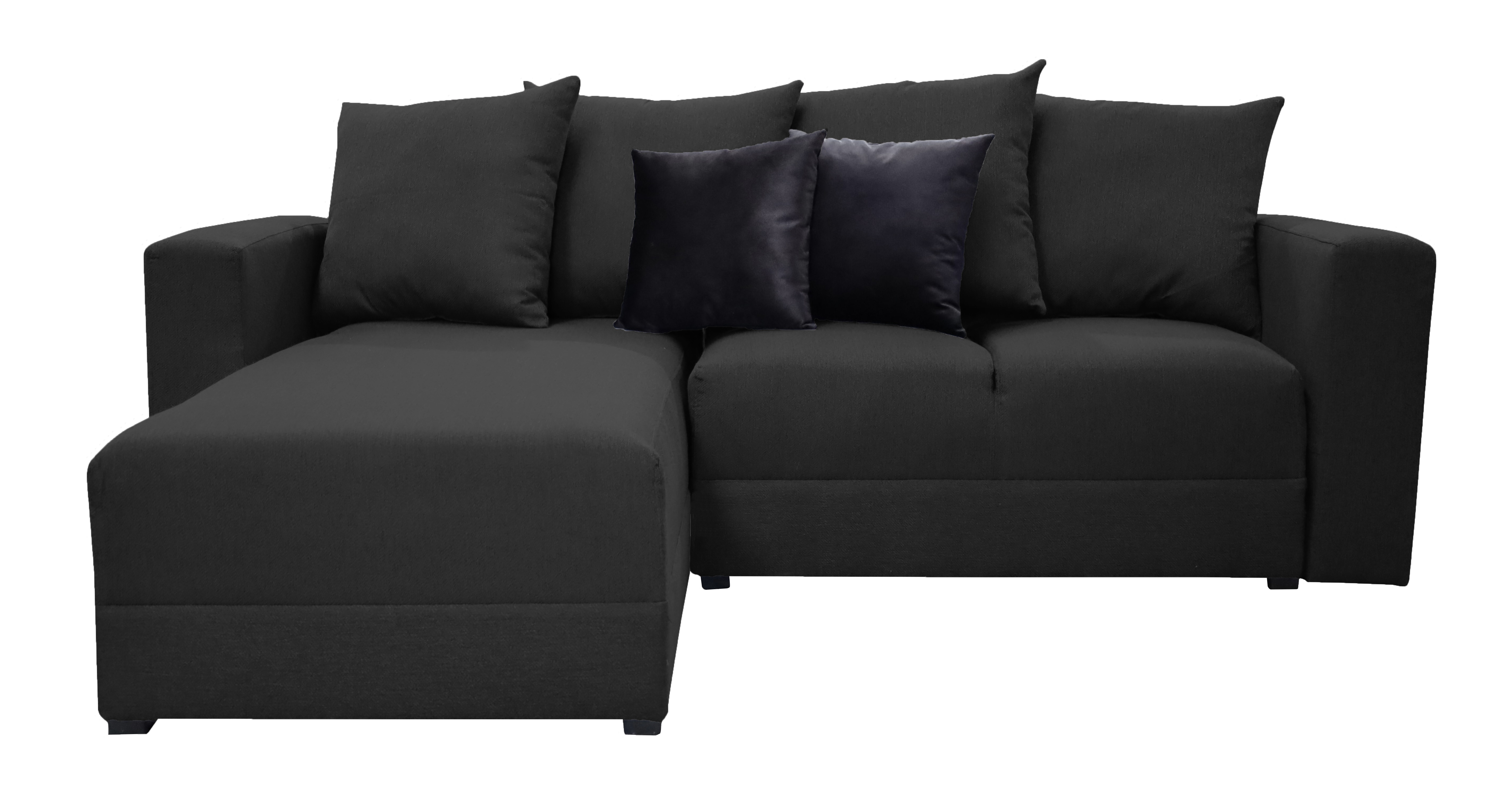Sala Esquinera Lombar Gris Oxford Tela lino- 220x160 cm, El Bazar Store.