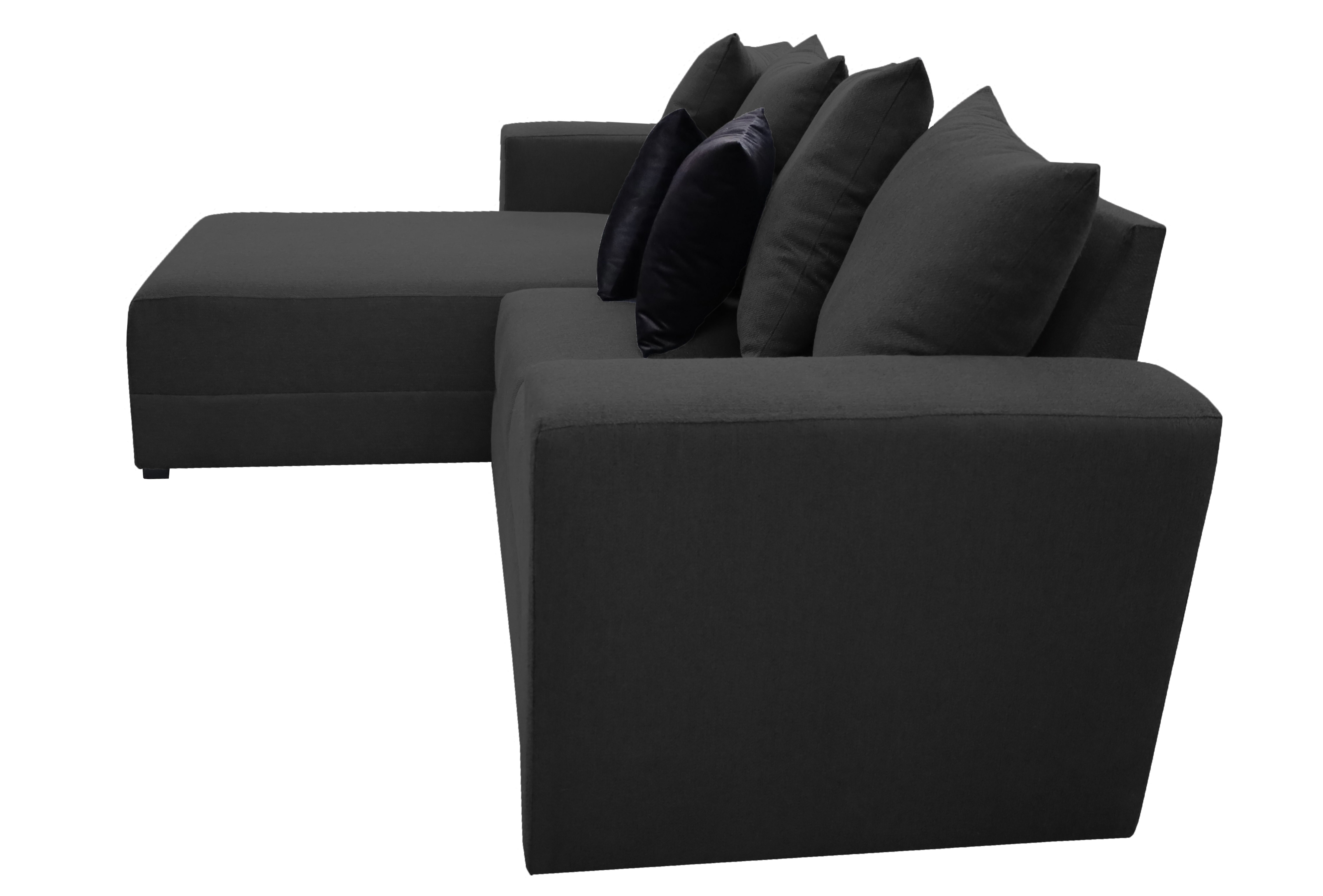 Sala Esquinera Lombar Gris Oxford Tela lino- 220x160 cm, El Bazar Store.