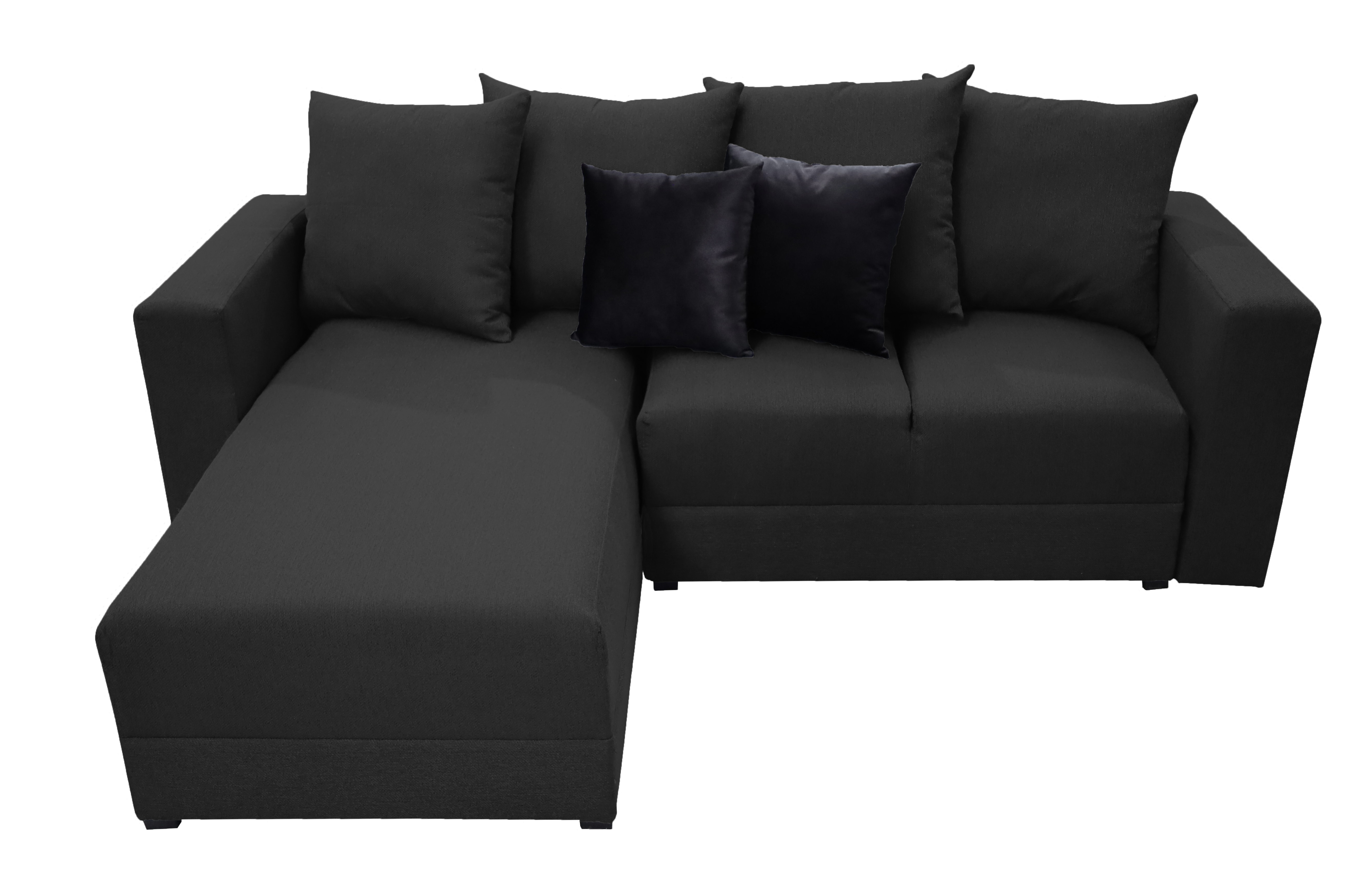 Sala Esquinera Lombar Gris Oxford Tela lino- 220x160 cm, El Bazar Store.