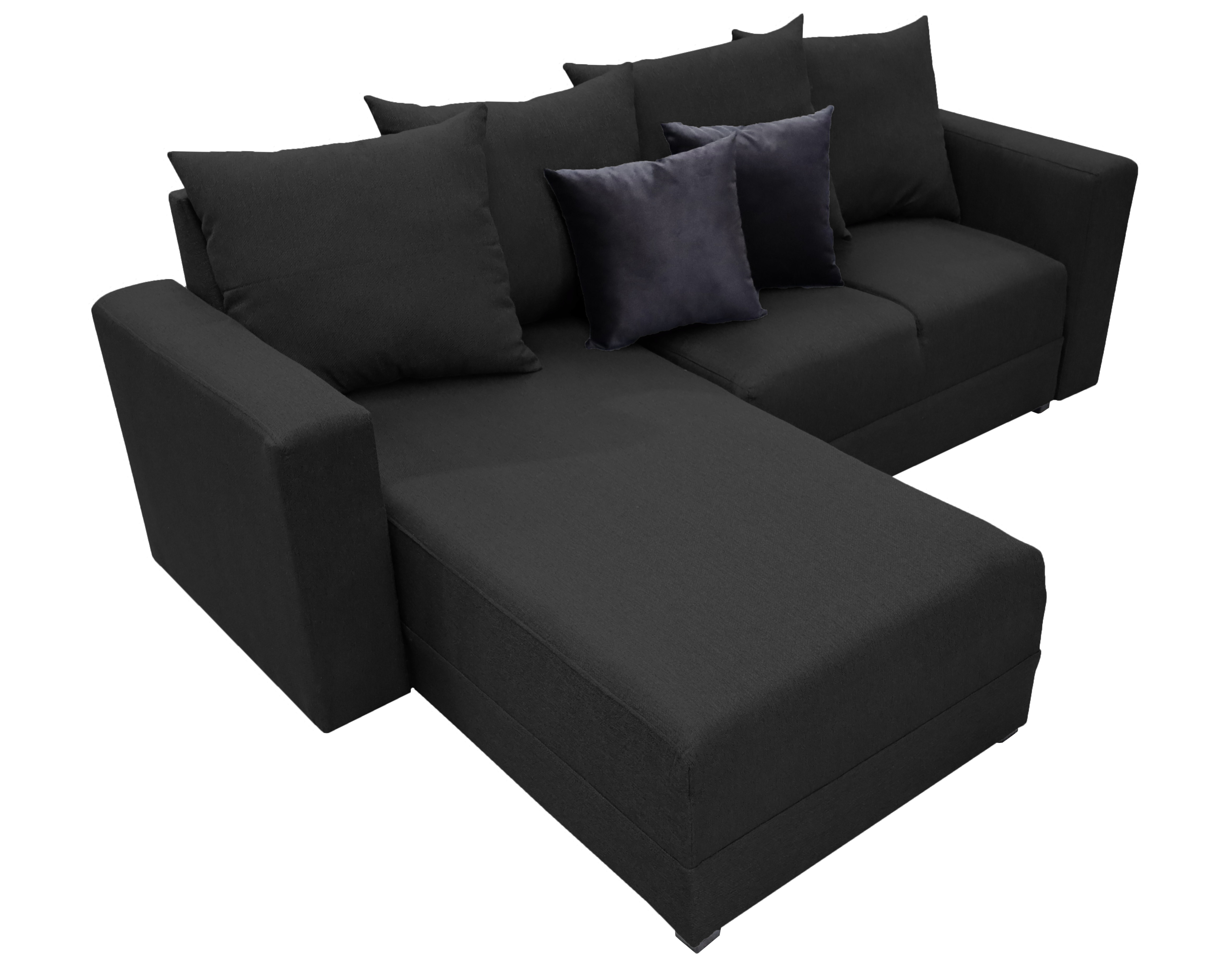 Sala Esquinera Lombar Gris Oxford Tela lino- 220x160 cm, El Bazar Store.