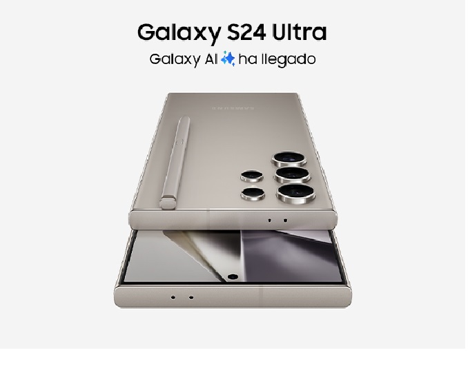 Samsung Galaxy S24 Ultra 5G 256Gb 12Ram Dual Sim, Color Gris Titanium Nuevo Desbloqueado