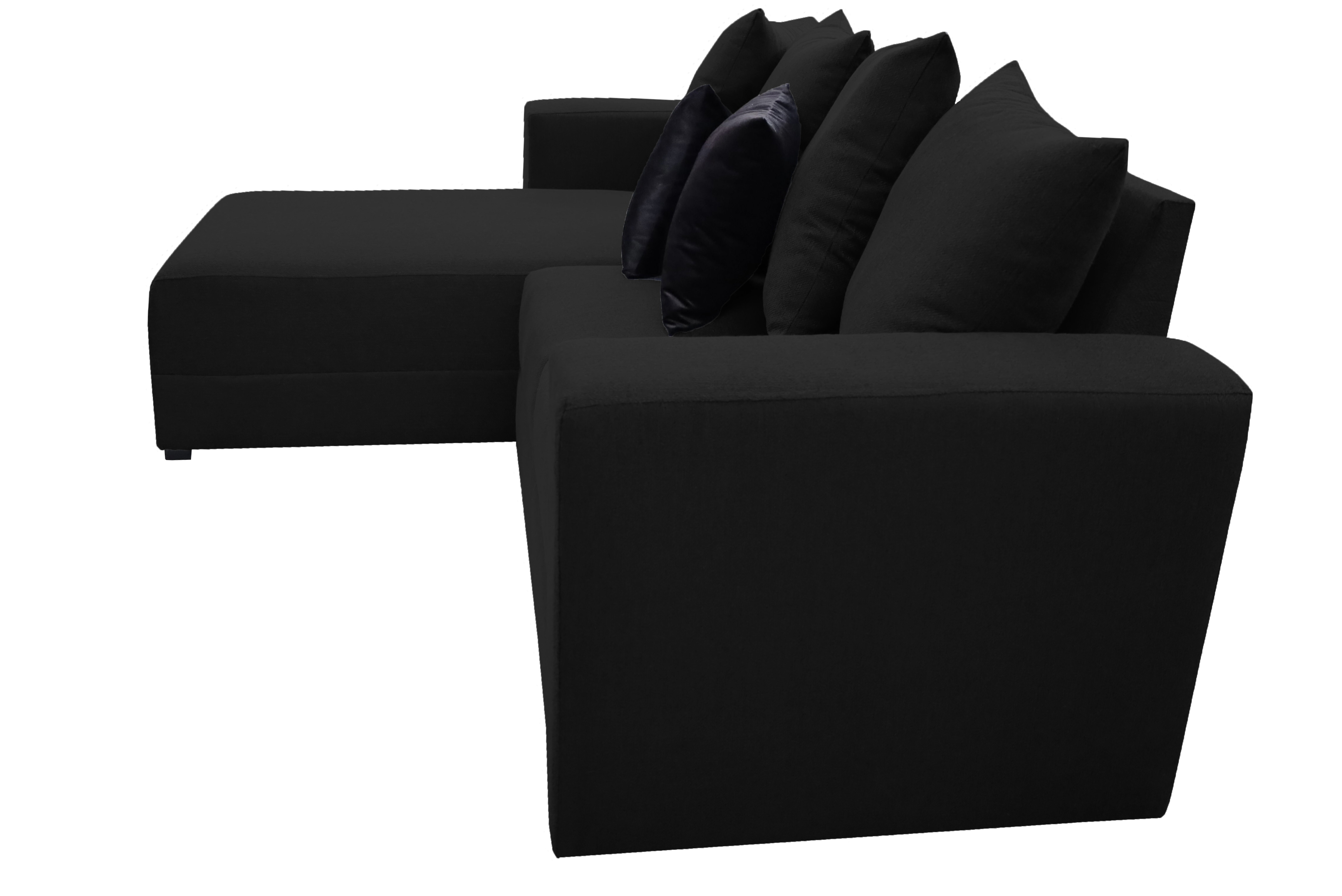 Sala Esquinera Lombar Lino Negro - 220x160 cm, El Bazar Store .