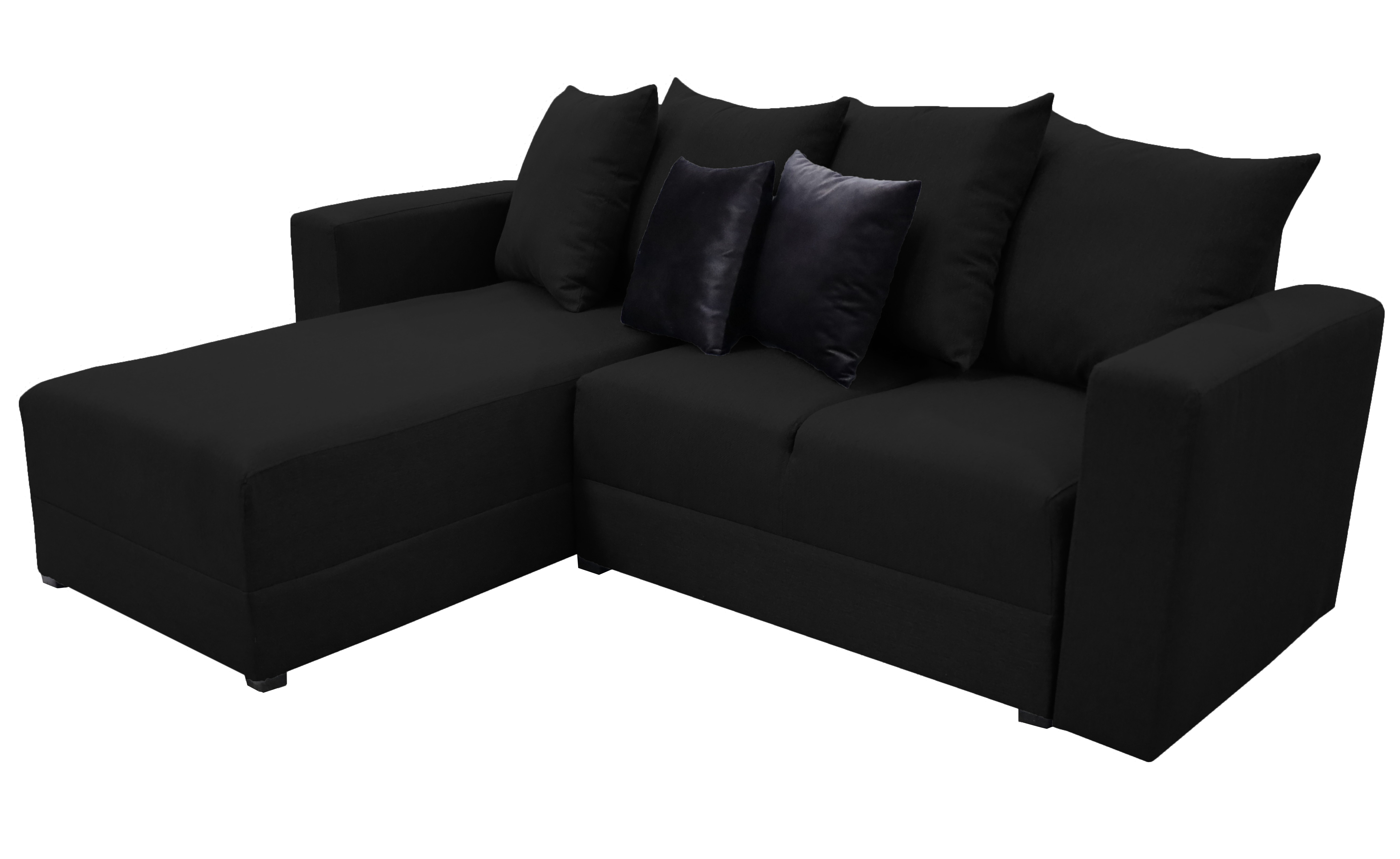 Sala Esquinera Lombar Lino Negro - 220x160 cm, El Bazar Store .