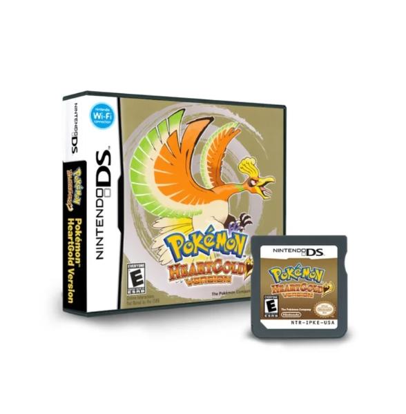 Cartucho R4 Pokémon Heartgold Inglés Estuche Nintendo Ds