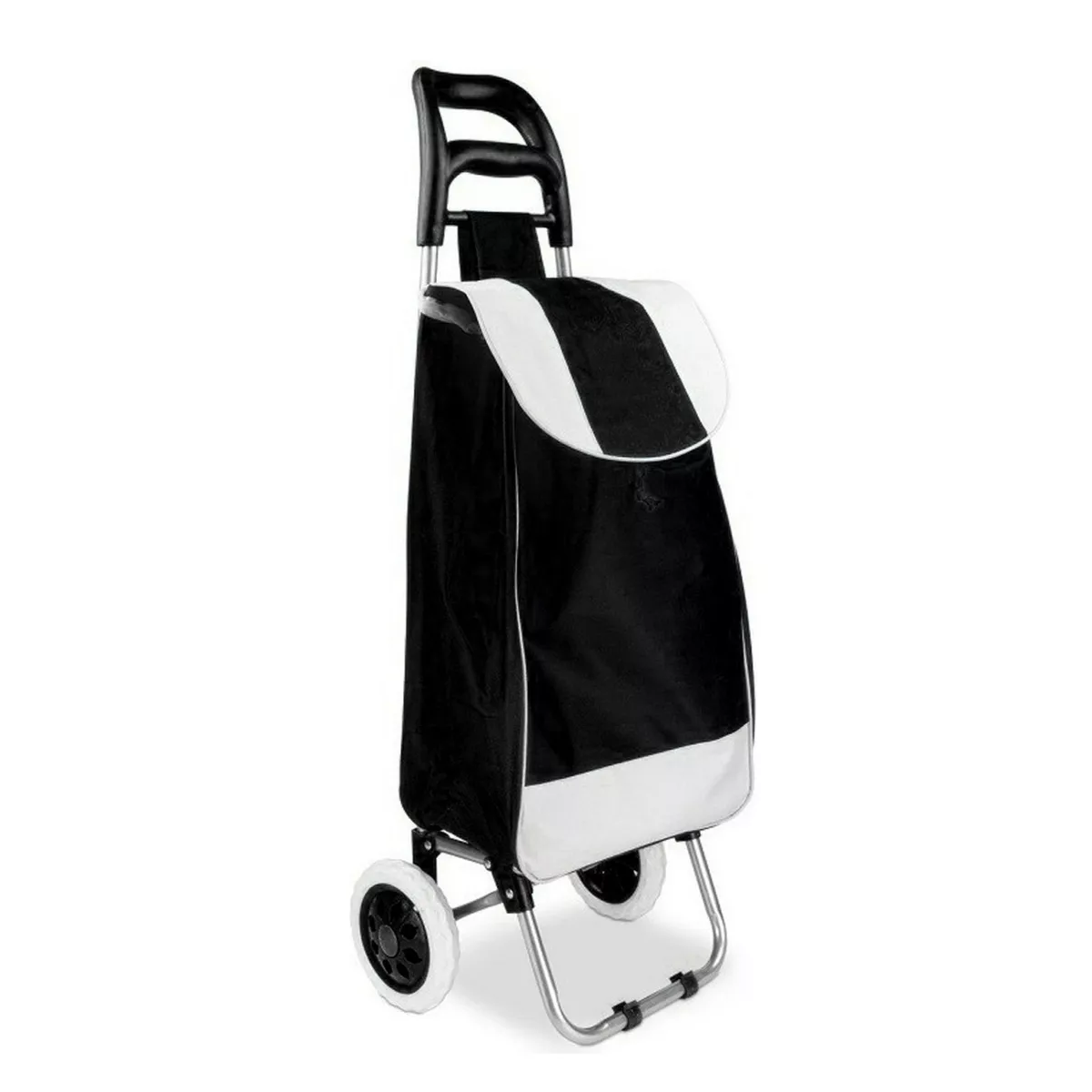 Carrito Para Mandado Compras Plegable Multiusos Resistente Negro