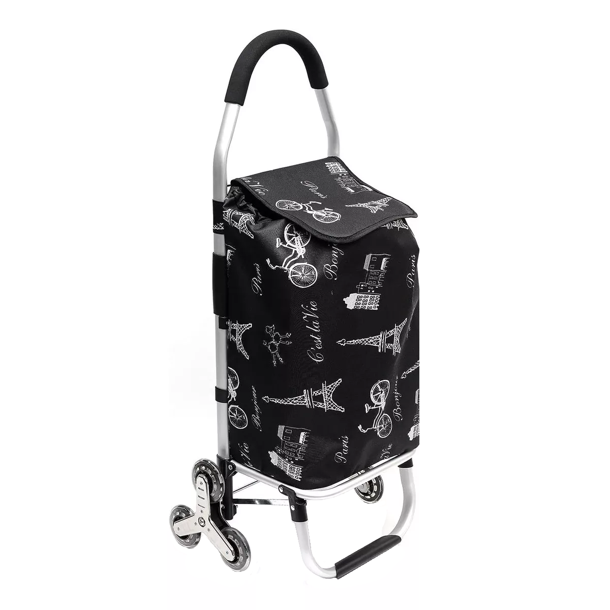Carrito De Compras Con Bolsa De Lona Impermeable Extraíble