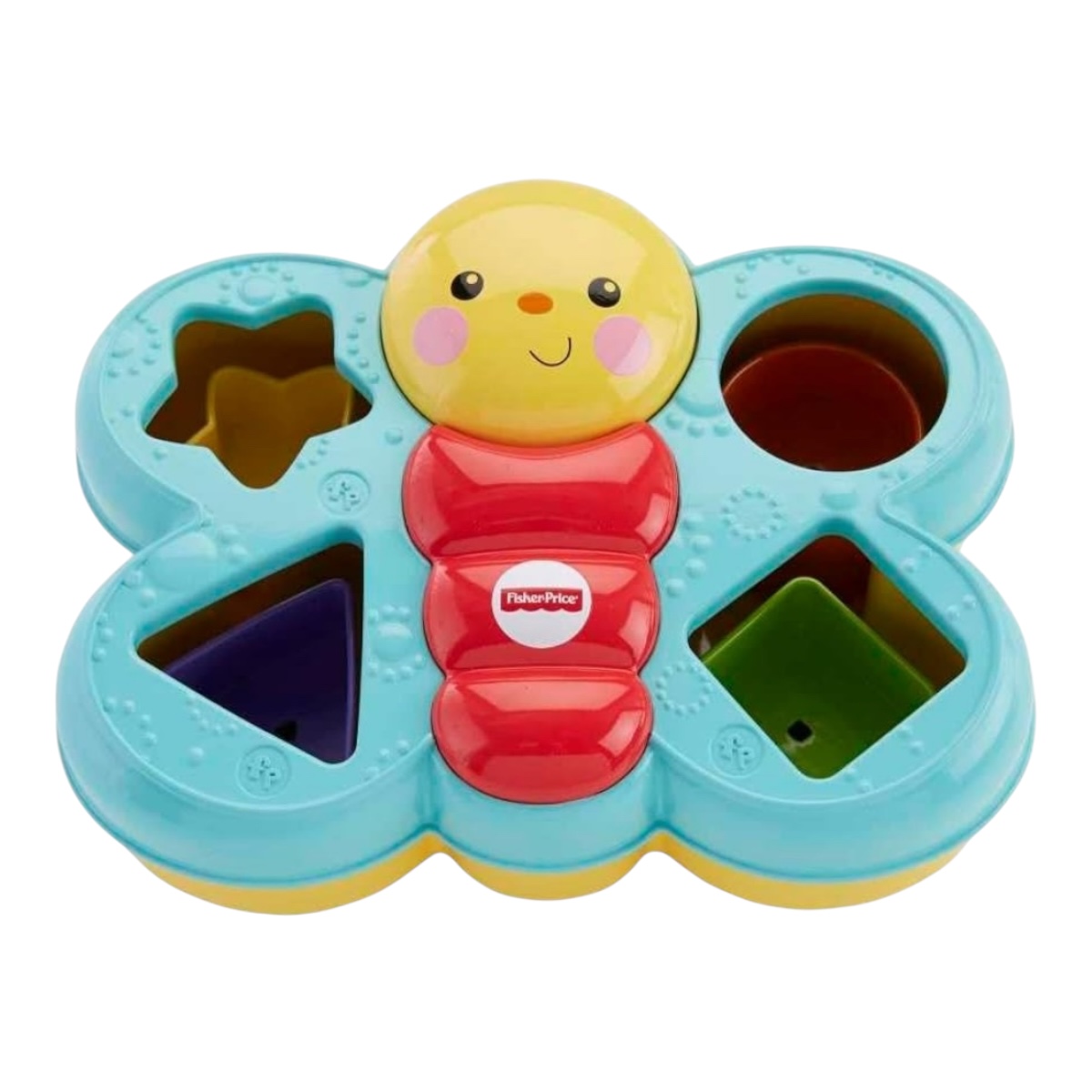 Fisher-Price Juguete para Bebés Mariposa De Bloques Divertidos para bebés de 6 Meses en adelante