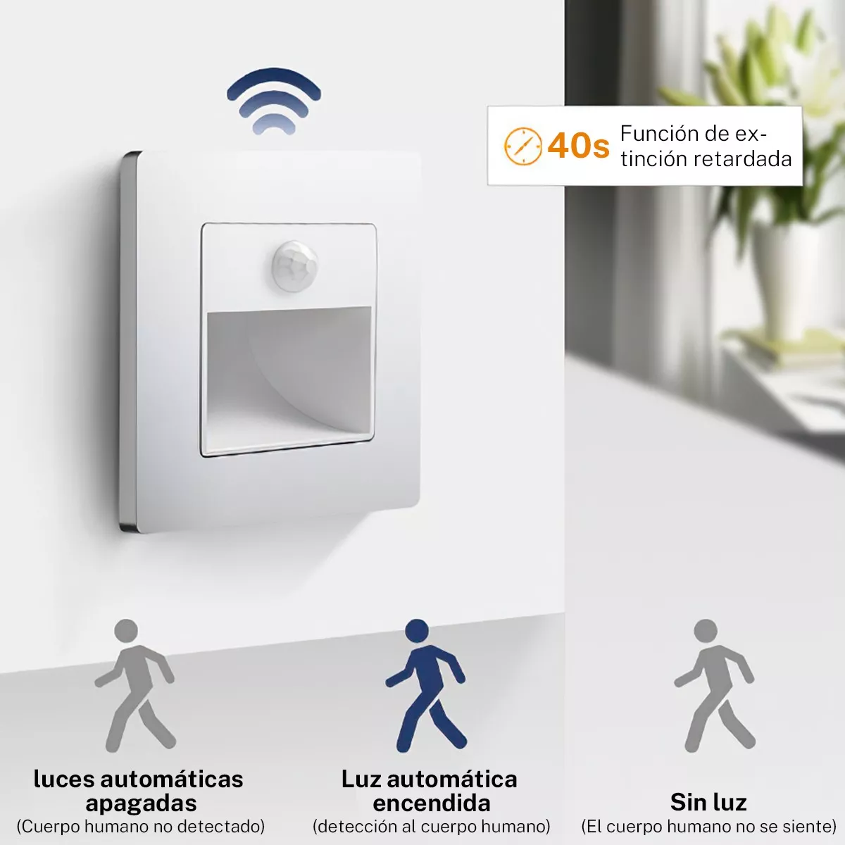 10 Piezas Lámpara Led Empotrable Foco Para Escalera De Par