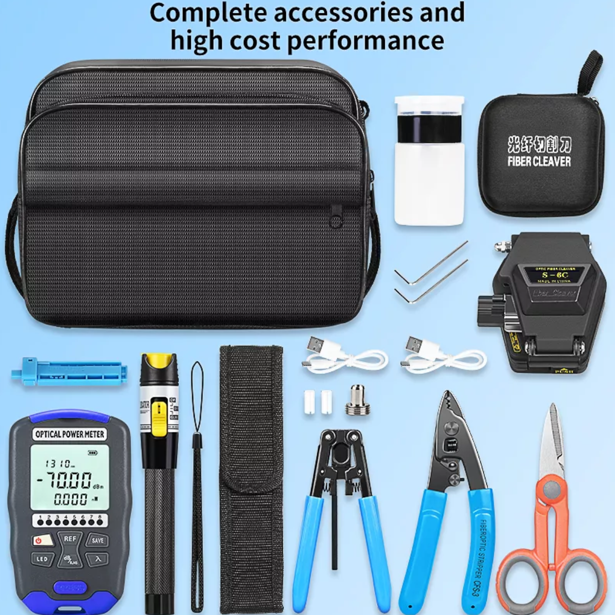 Kit De Herramientas De Fibra Óptica