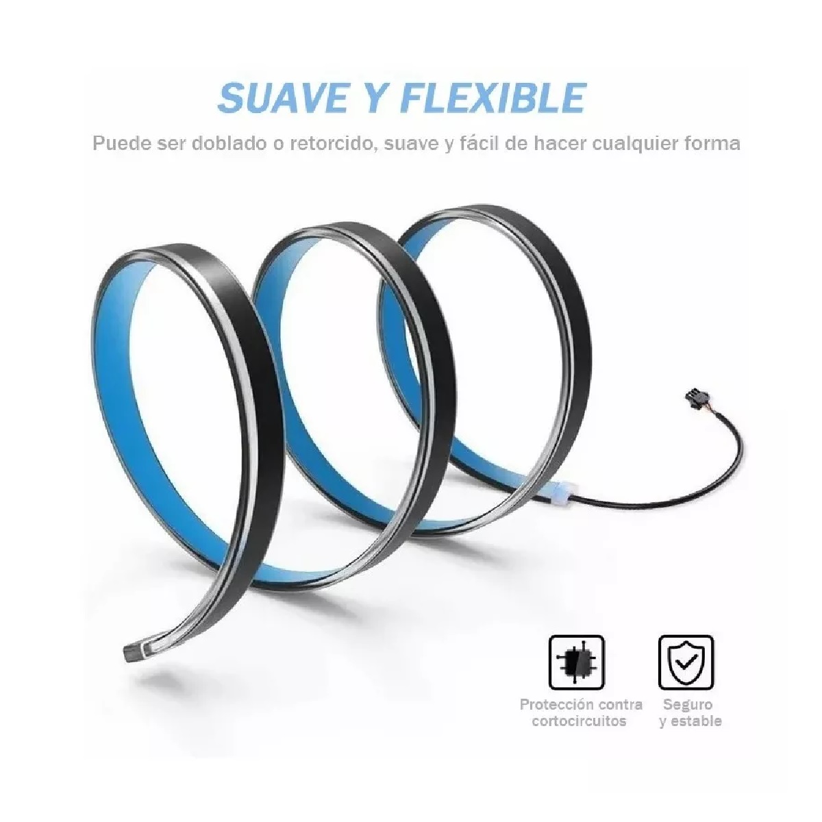 Par Tira Luz Drl Direccional Secuencial Fluyendo Rgb Auto 60cm