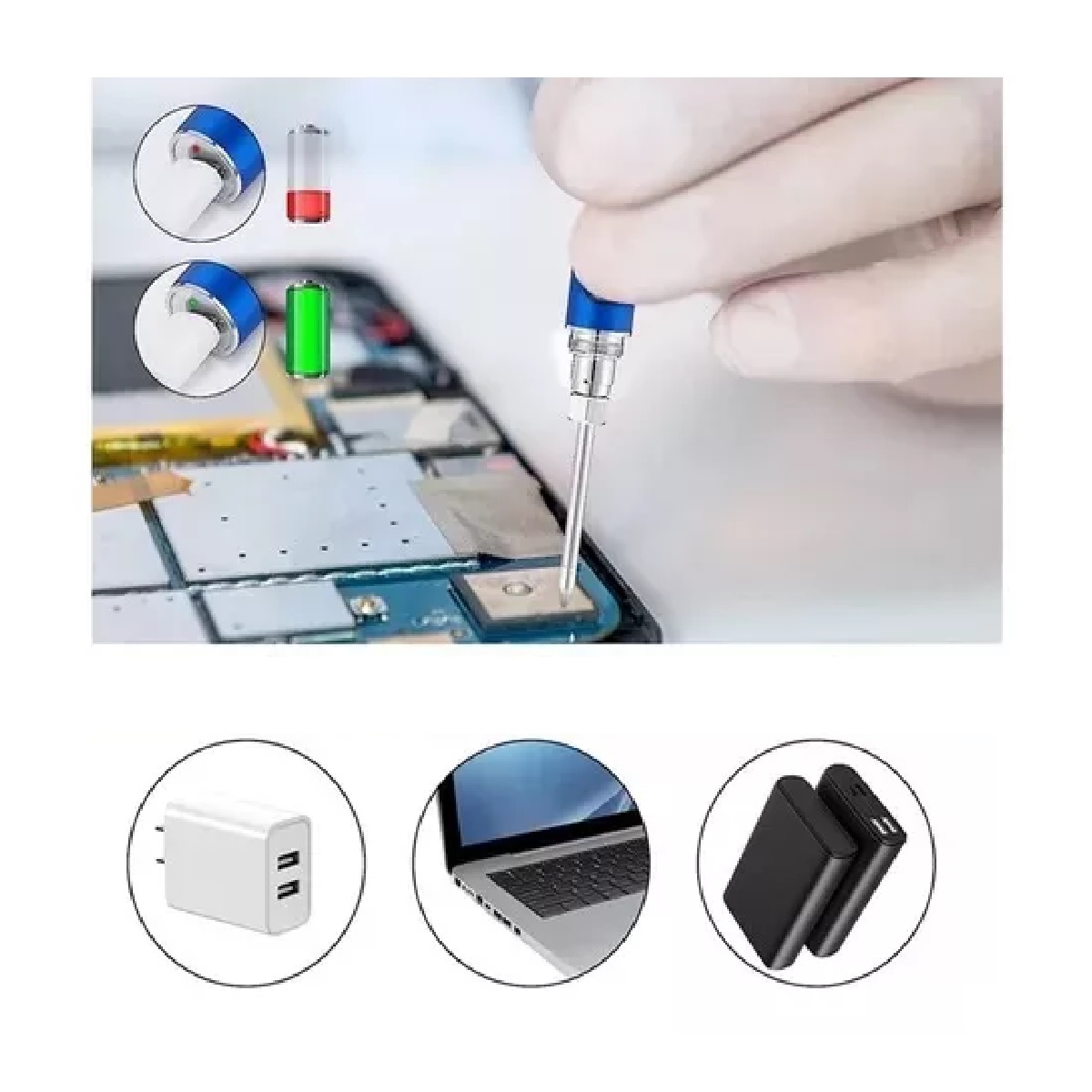Kit De Soldador Inalámbrico Usb Herramienta Electricas Cautin