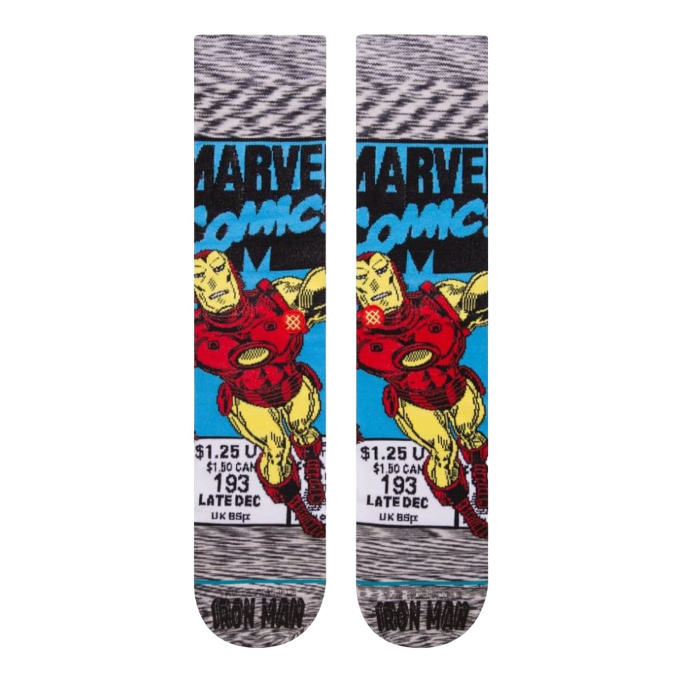 CALCETINES STANCE HOMBRE GRIS STANCE IRON MAN COMIC M546D18IROGRY